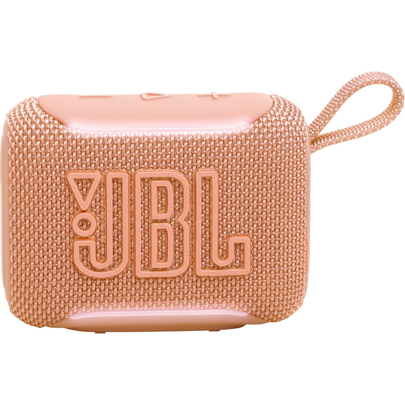 JBL Go 5 mini Bluetooth speaker in orange, image 2 - Portable Speakers at Tech Supply Shed NZ