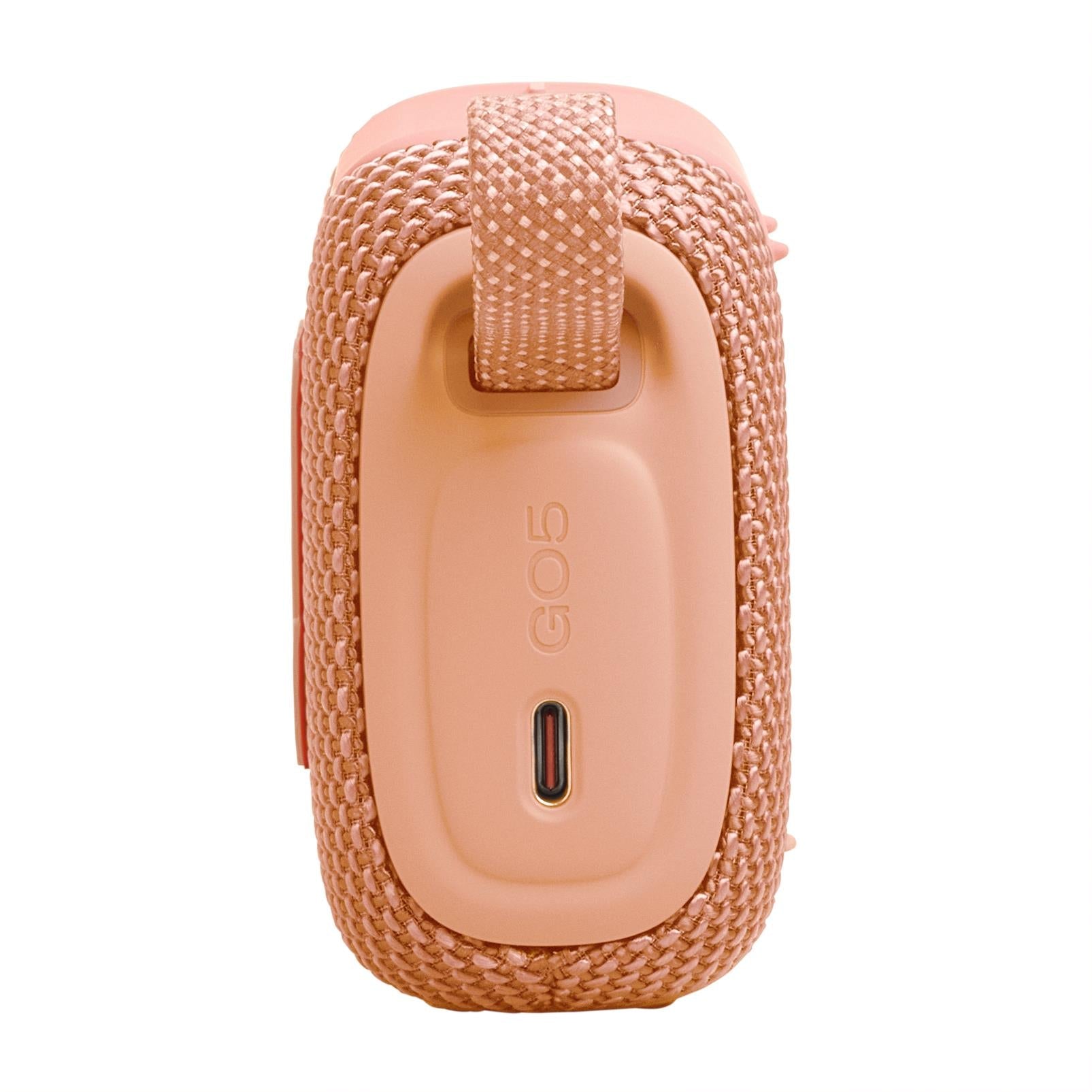 JBL Go 5 mini Bluetooth speaker in orange, image 5 - Portable Speakers at Tech Supply Shed NZ