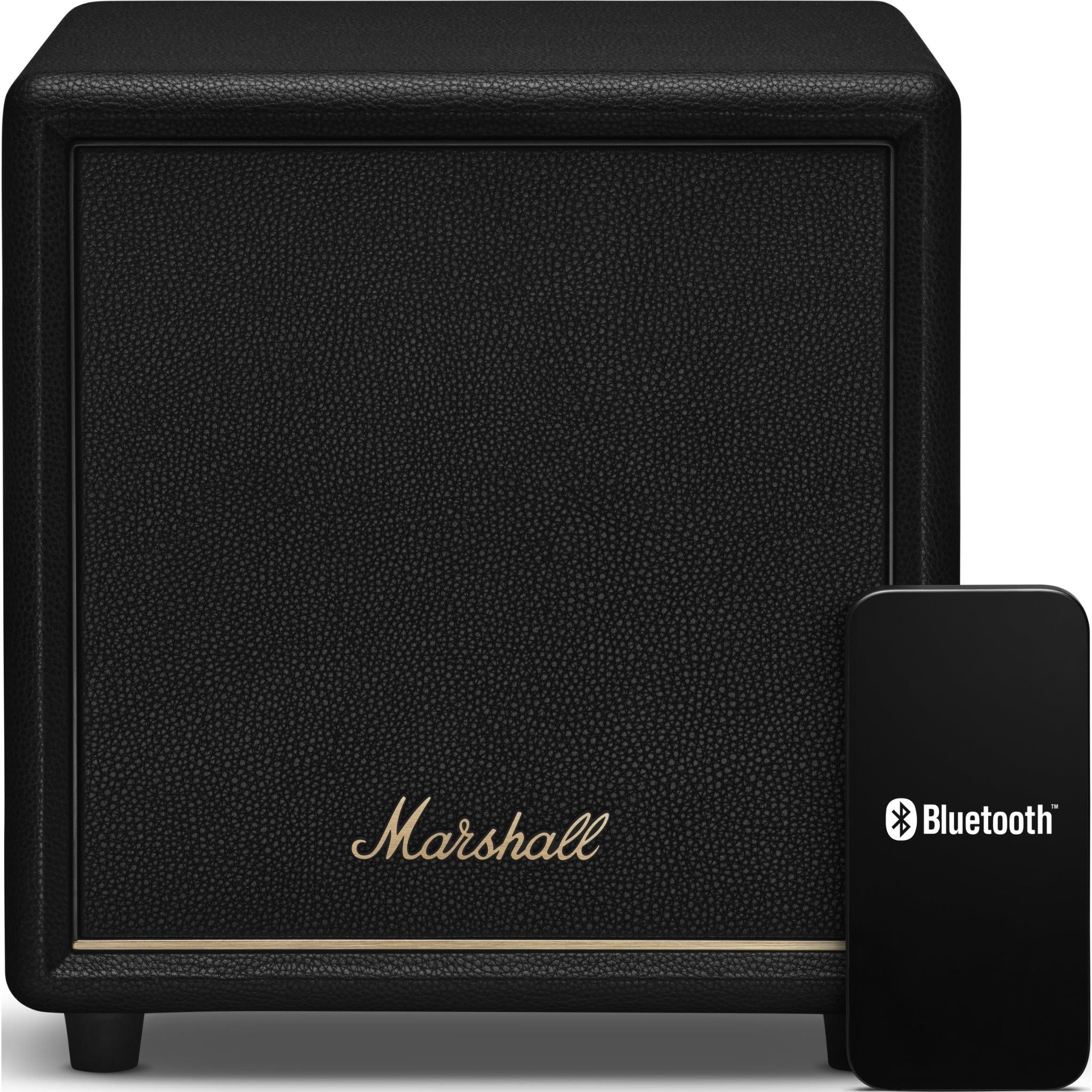 Marshall Heston Sub 200 wireless subwoofer in black, image 4 - Subwoofers at Tech Supply Shed NZ