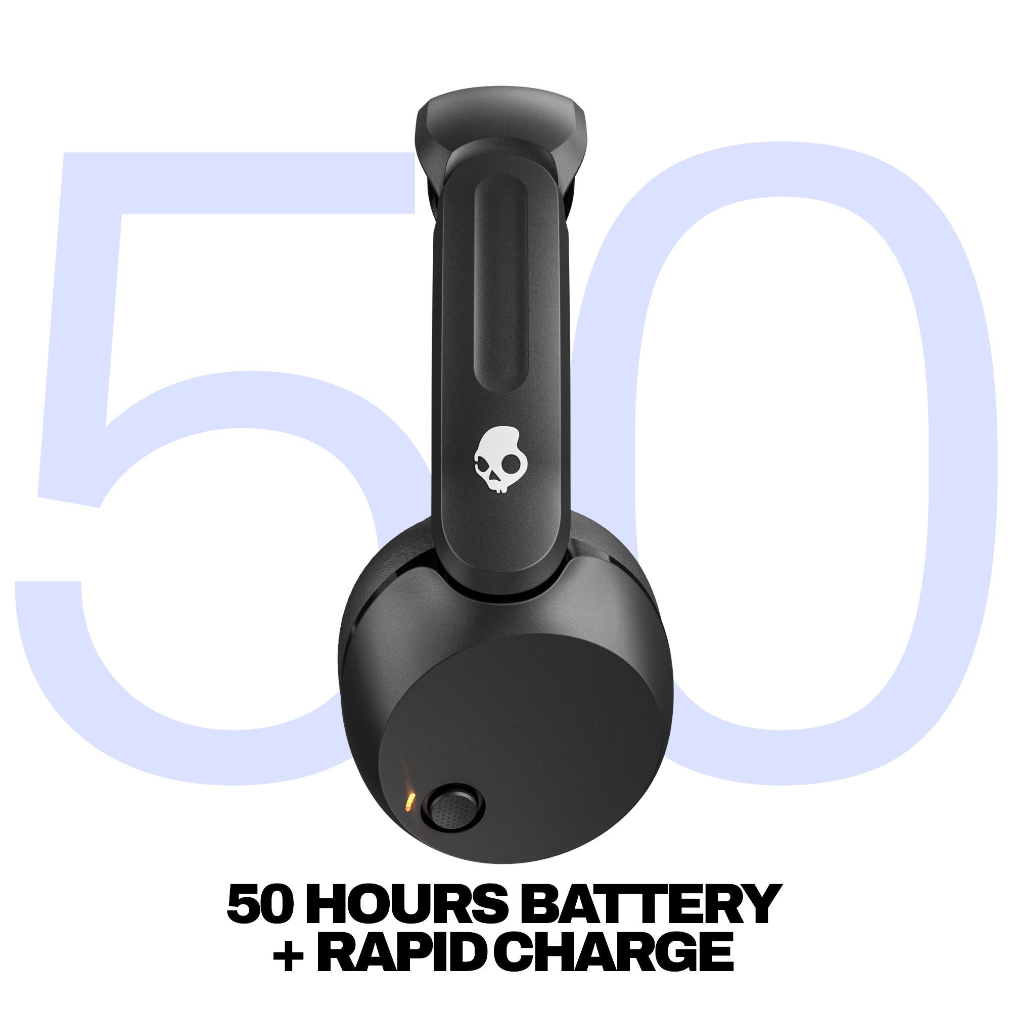 Skullcandy Icon 180 over-ear headphones in True Black, image 2 - Over-Ear Headphones at Tech Supply Shed NZ