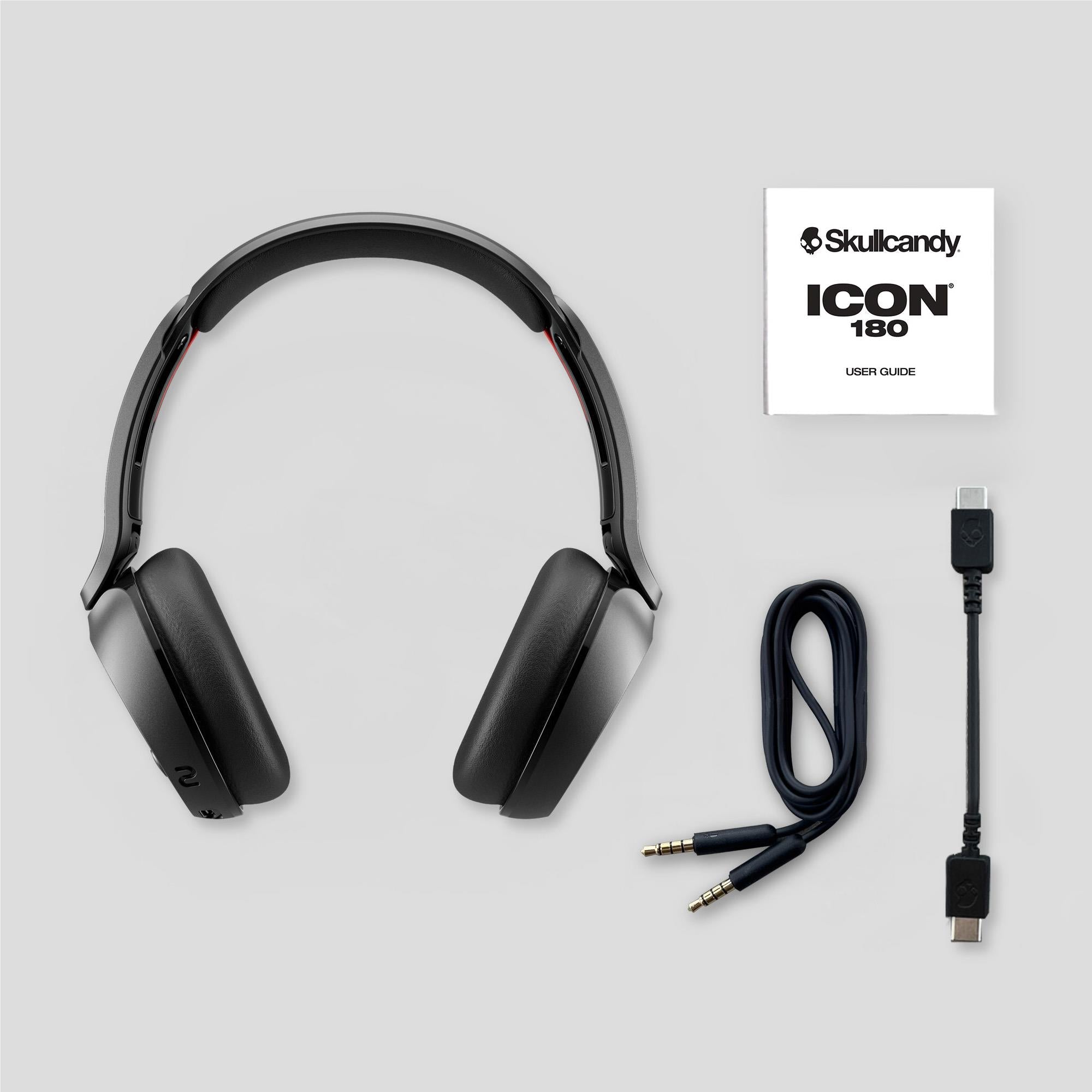 Skullcandy Icon 180 over-ear headphones in Bone, image 6 - Over-Ear Headphones at Tech Supply Shed NZ