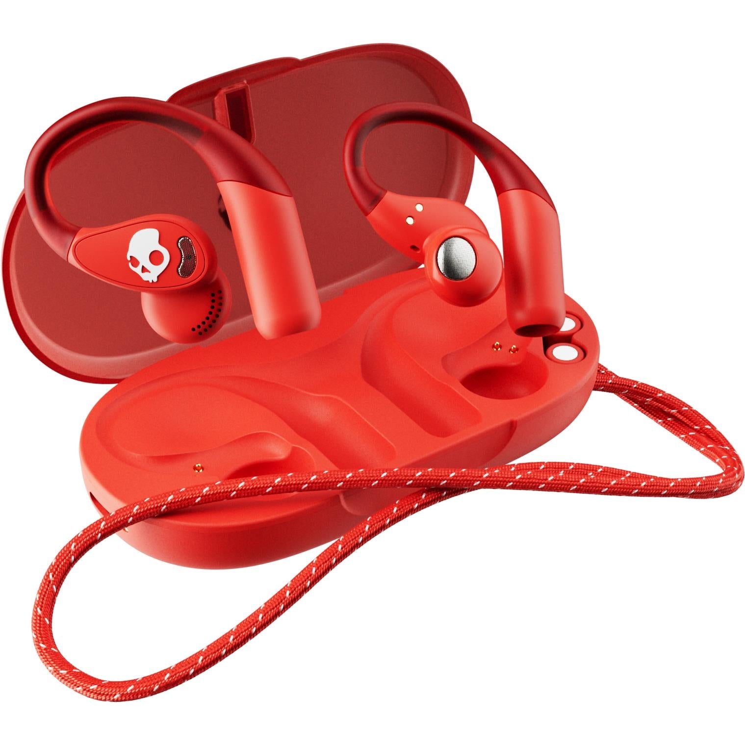 Skullcandy Push 540 Open true wireless open-ear earbuds in plasma red - Open-Ear Headphones at Tech Supply Shed NZ