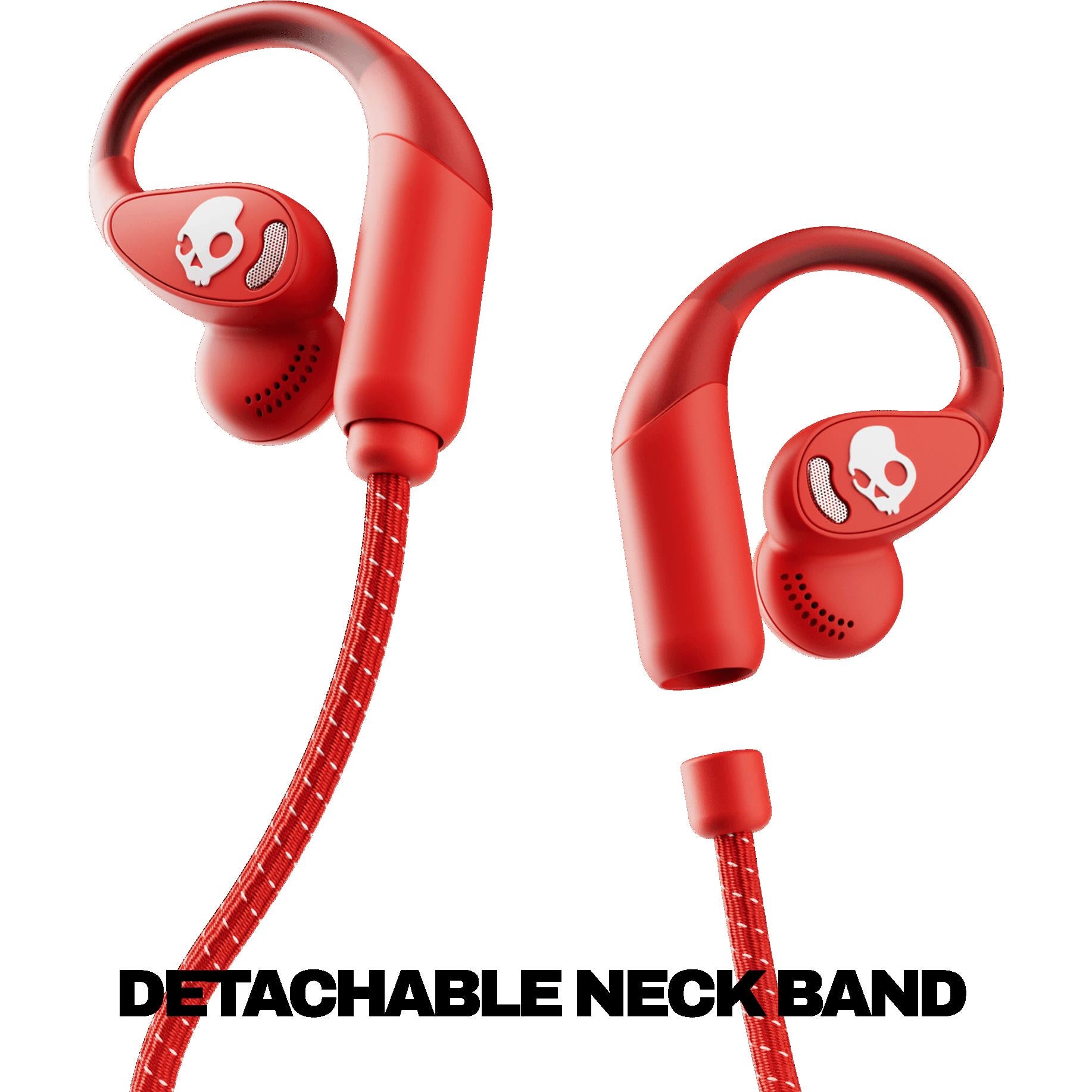 Skullcandy Push 540 Open true wireless open-ear earbuds in plasma red, image 3 - Open-Ear Headphones at Tech Supply Shed NZ
