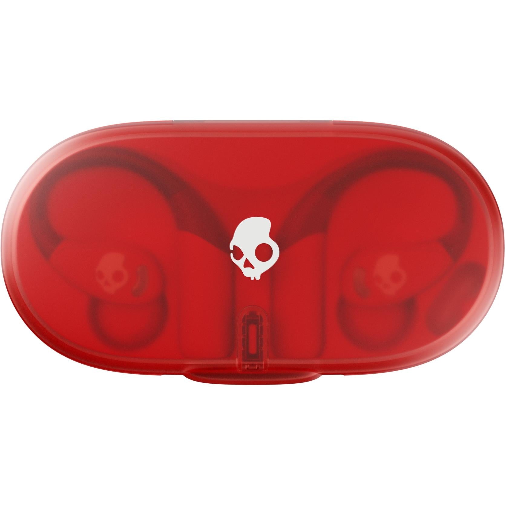 Skullcandy Push 540 Open true wireless open-ear earbuds in plasma red, image 4 - Open-Ear Headphones at Tech Supply Shed NZ