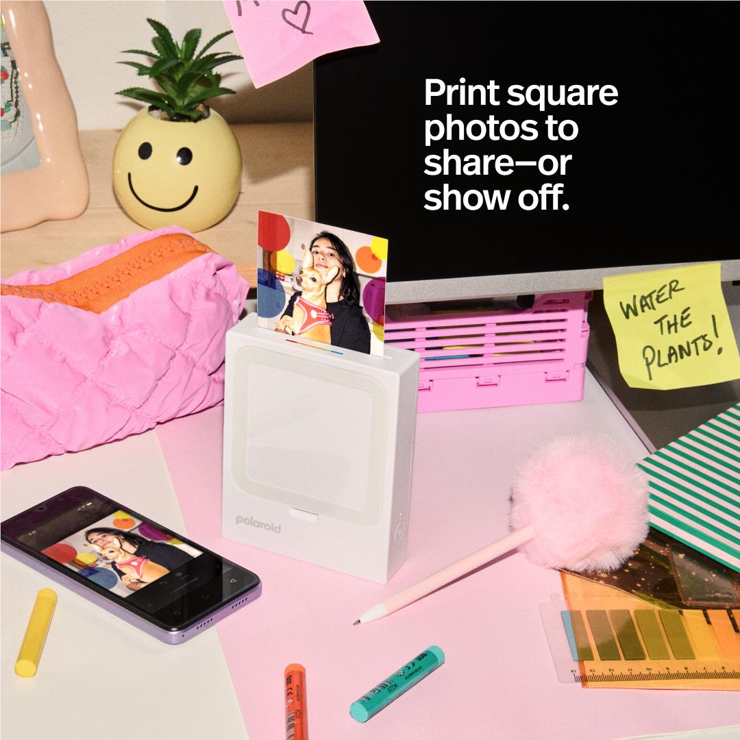 Polaroid Hi-Print 3x3 photo printer with 10 sheets of paper, image 5 - Instant Cameras & Film at Tech Supply Shed NZ