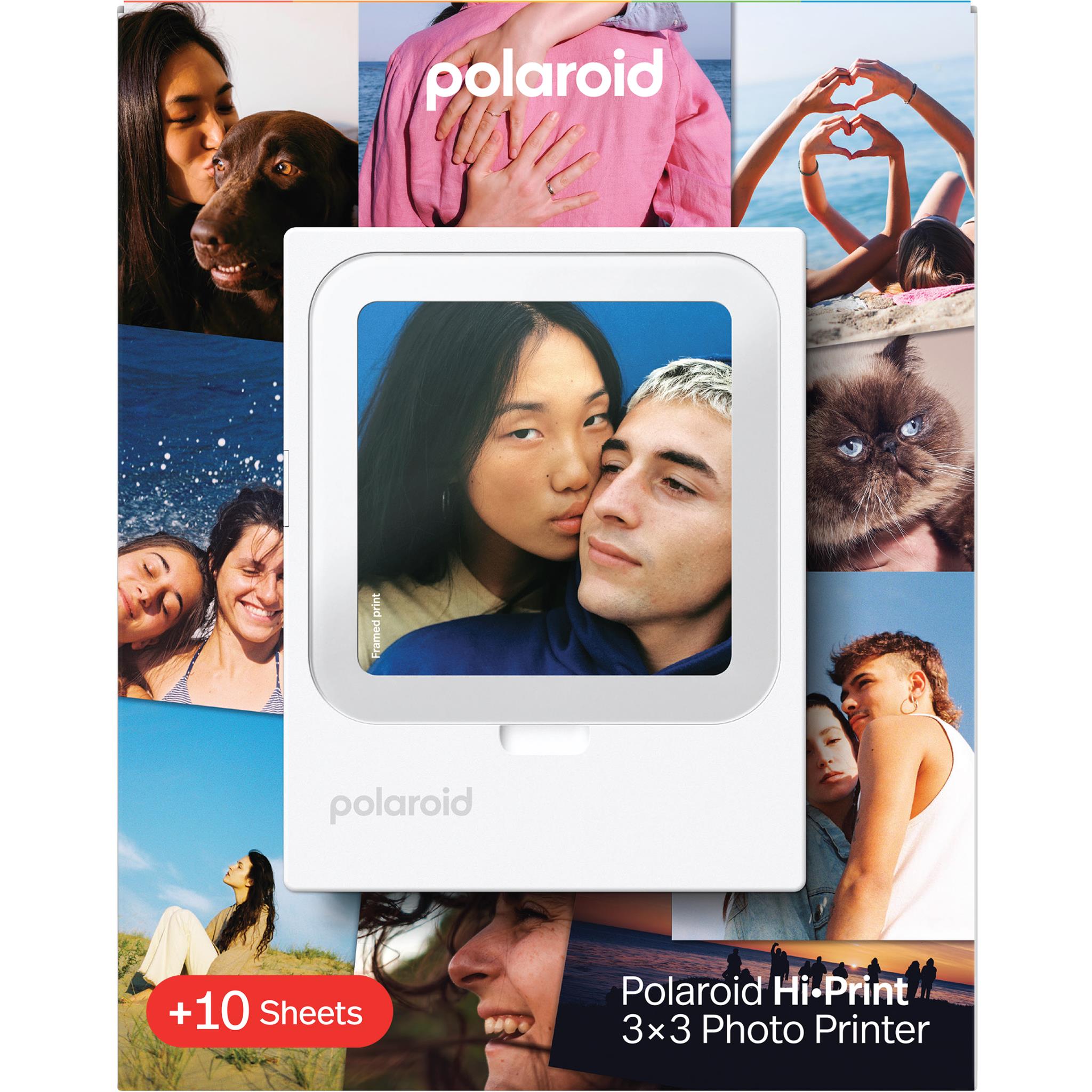 Polaroid Hi-Print 3x3 photo printer with 10 sheets of paper, image 8 - Instant Cameras & Film at Tech Supply Shed NZ