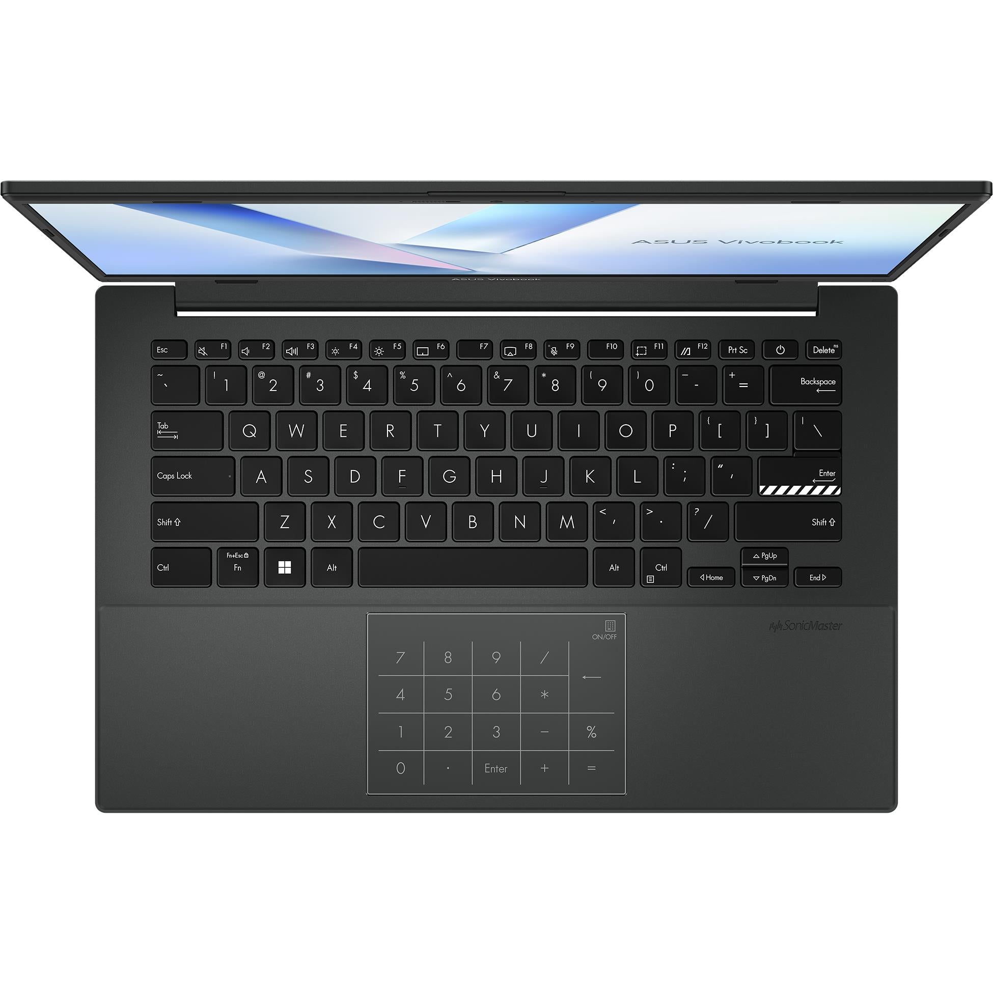 ASUS Vivobook Go 14 inch Full HD laptop in black, image 2 - Business & Home Laptops at Tech Supply Shed NZ