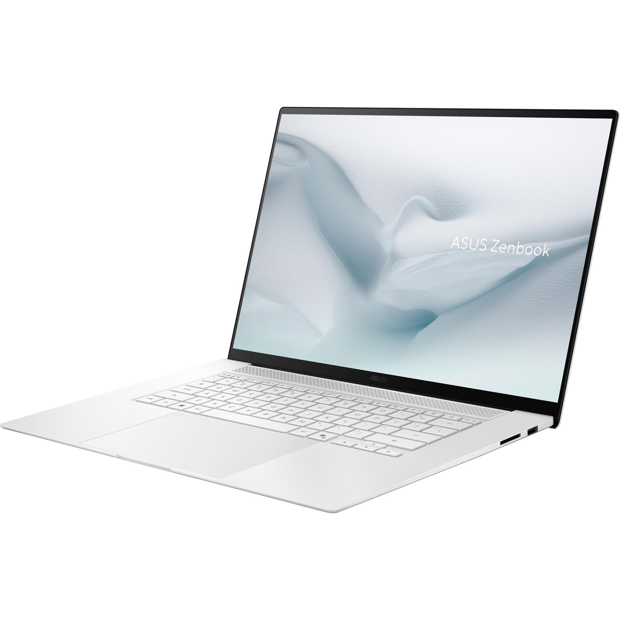 ASUS Zenbook S16 3K OLED Copilot+ PC laptop in White, image 3 - Business & Home Laptops at Tech Supply Shed NZ