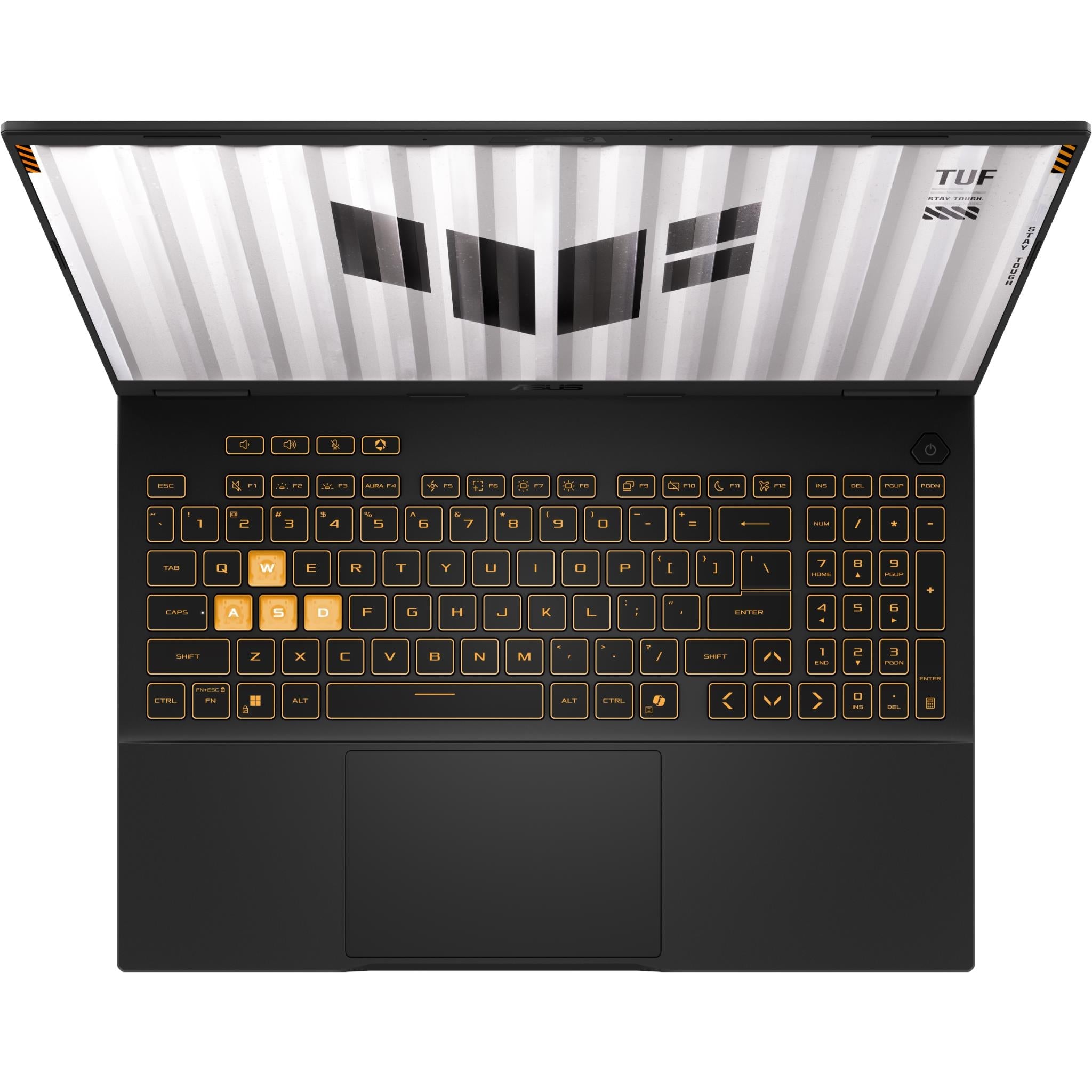 ASUS TUF Gaming 16 inch gaming laptop with RTX 5060 in grey, image 2 - Business & Home Laptops at Tech Supply Shed NZ