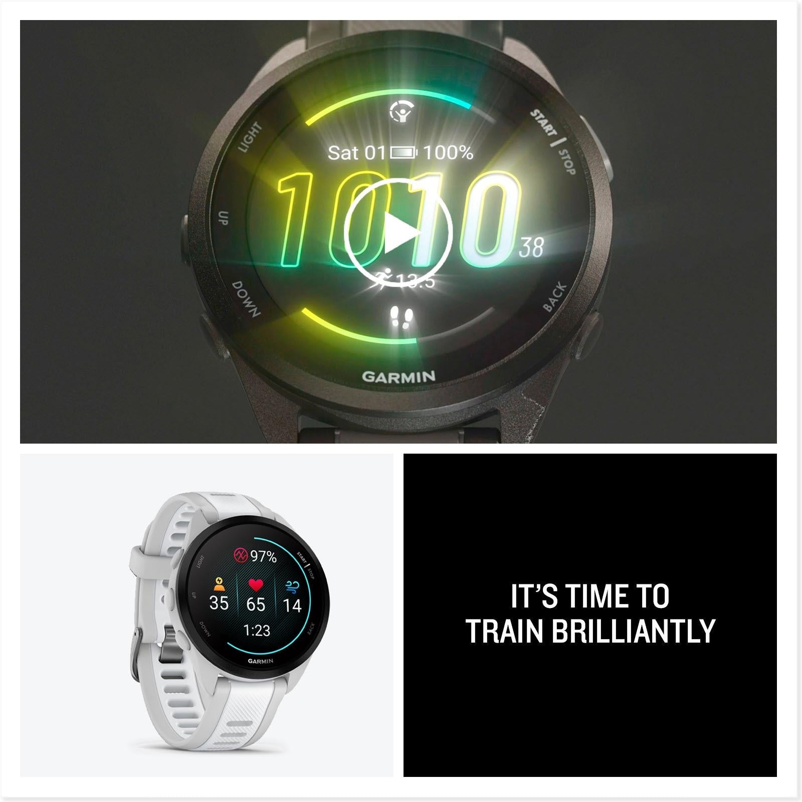 Garmin Forerunner 165 GPS running smart watch in Mist Grey, image 8 - Smart Watches at Tech Supply Shed NZ