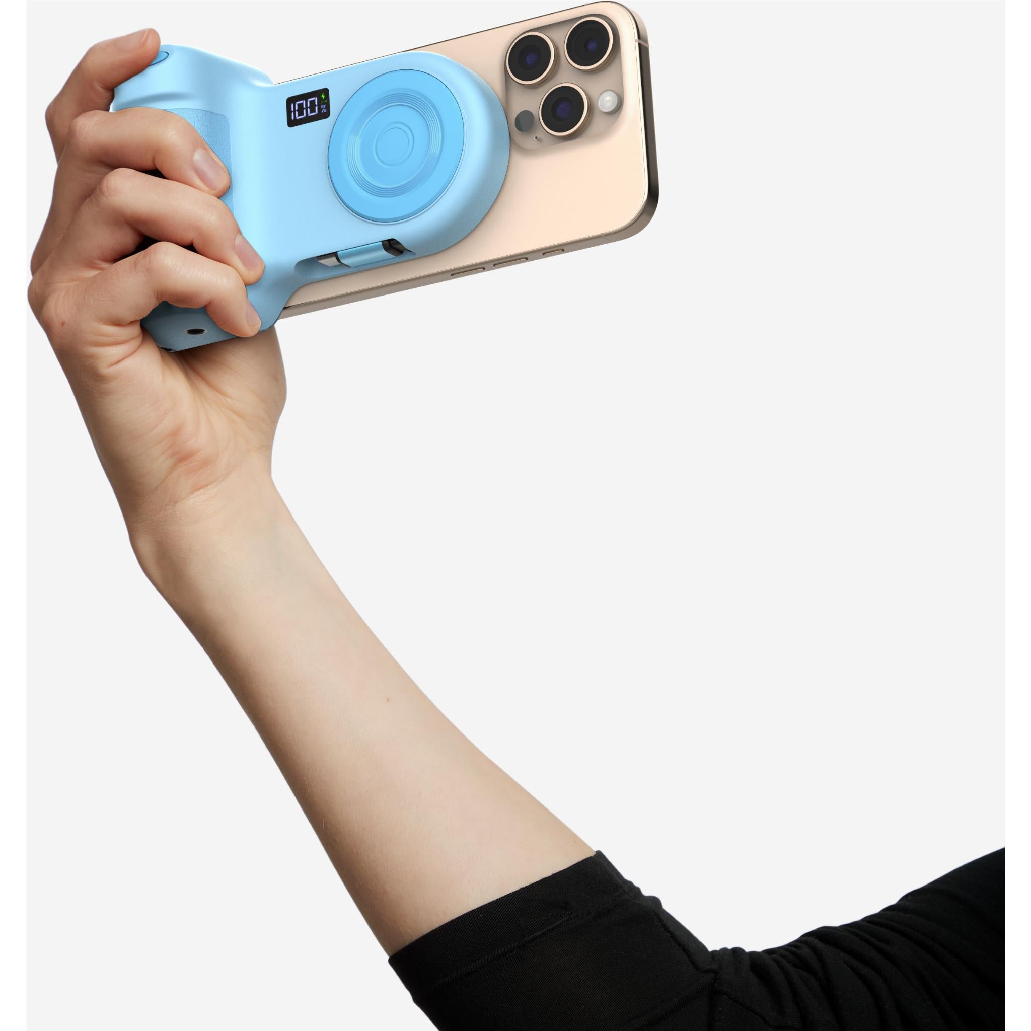 Belkin Stage PowerGrip Magnetic Charging Camera Grip with Power Bank (Blue)