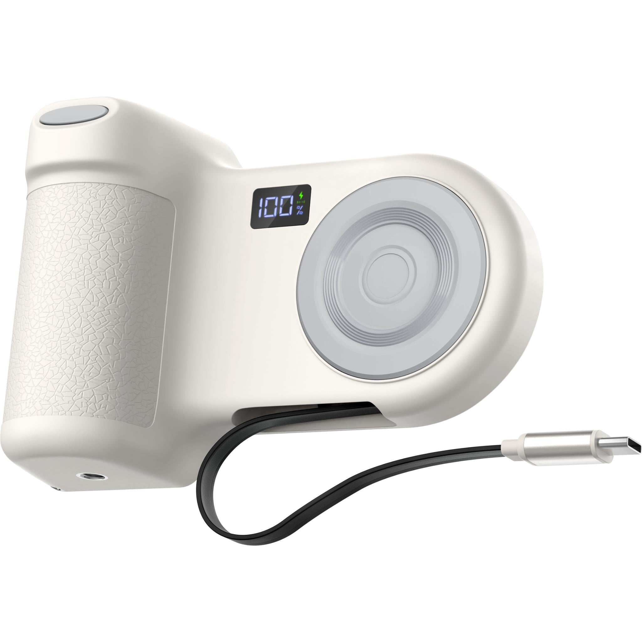 Belkin Stage PowerGrip magnetic camera grip with power bank in sand, image 2 - Power Banks at Tech Supply Shed NZ