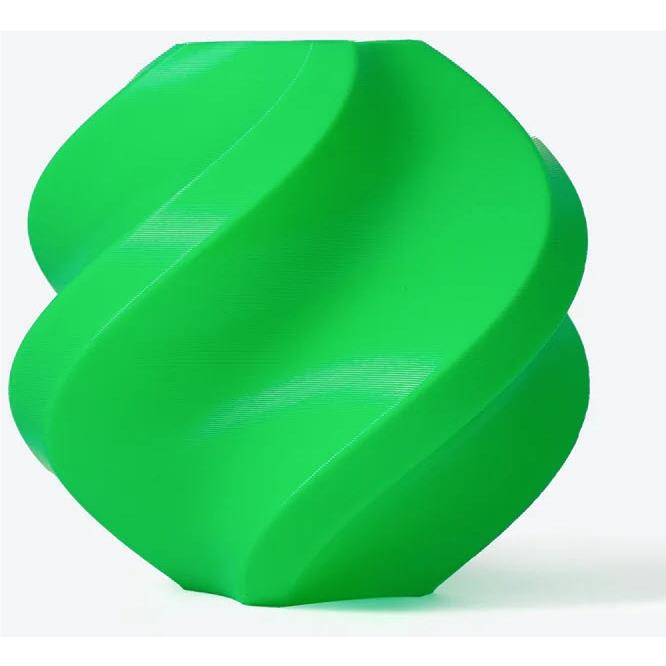 PLA 3D printer filament spool, bright green, 1.75mm