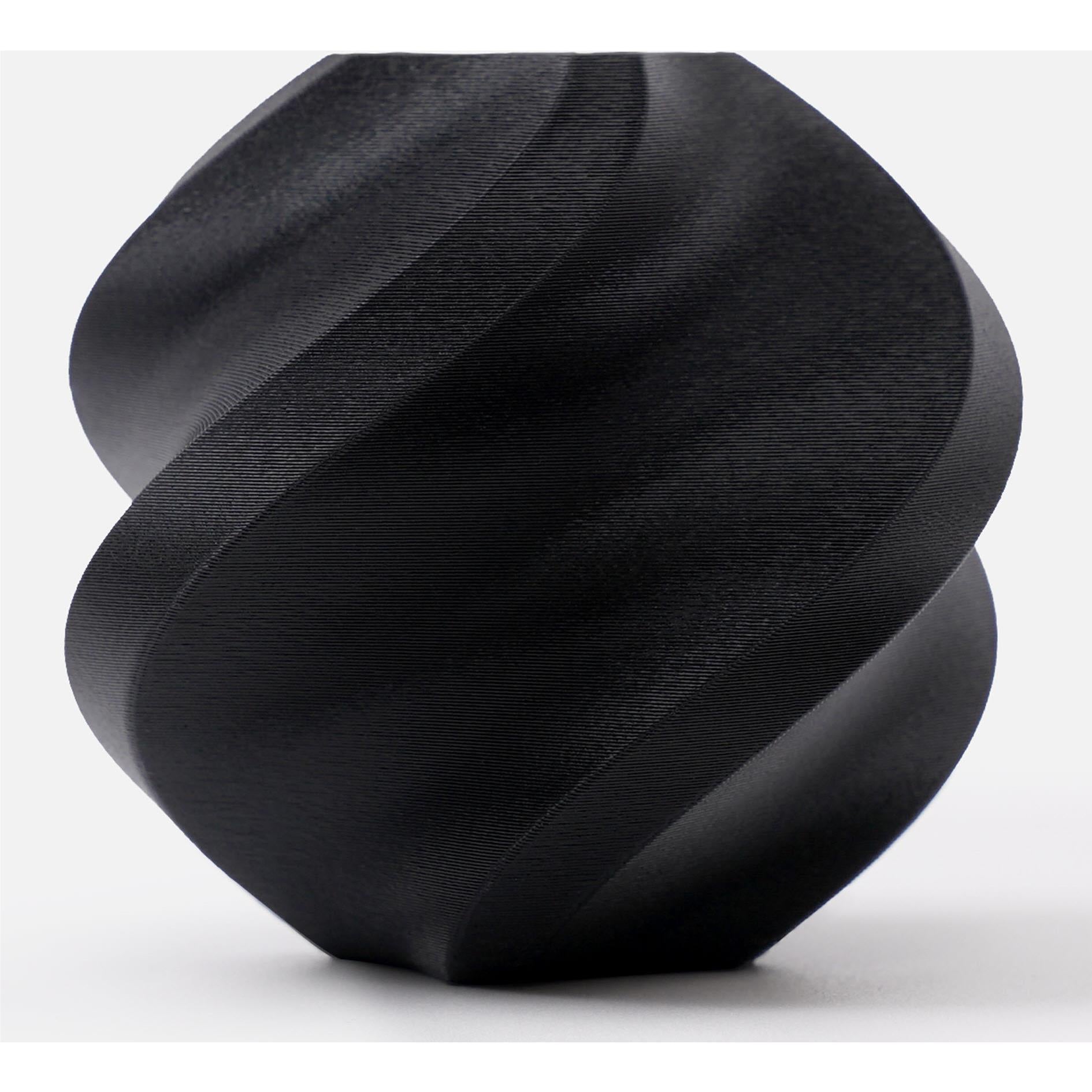 Matte charcoal 3D printing filament coil