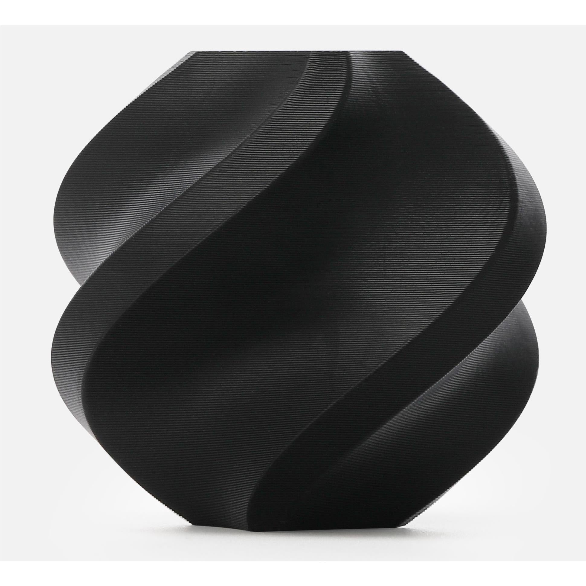 Black PETG 3D printer filament spool, 1.75 mm