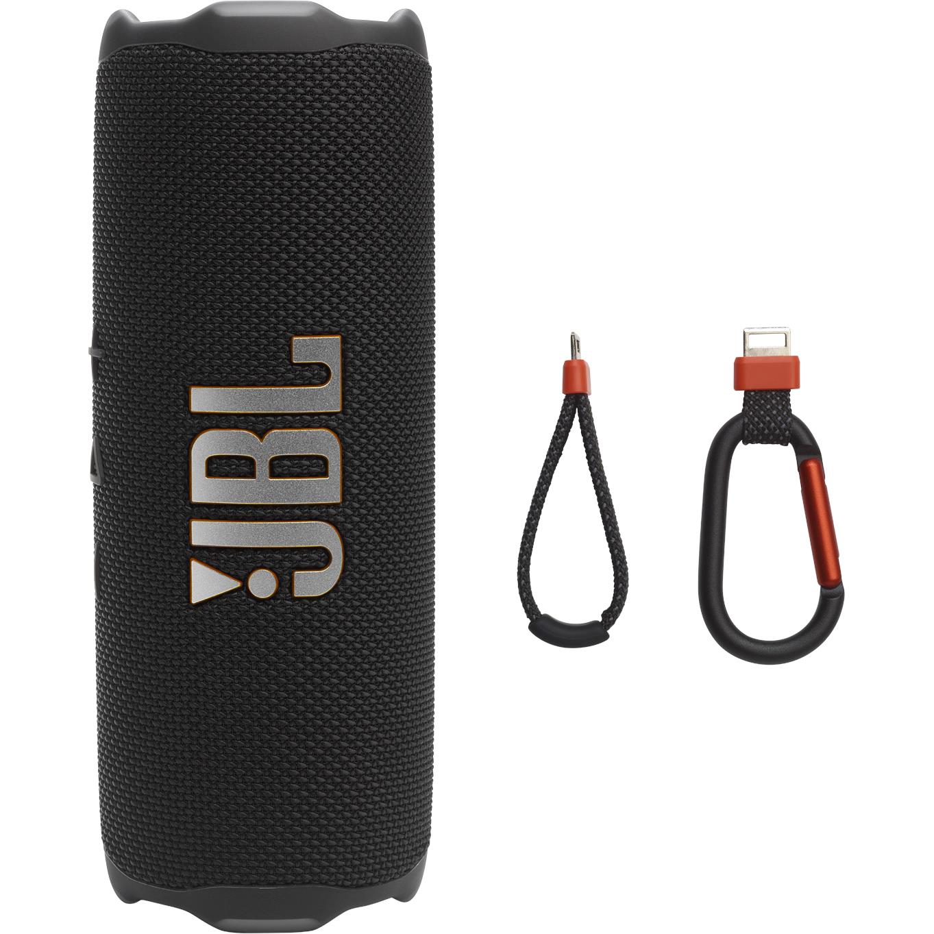 JBL Flip 7 portable Bluetooth speaker in black, image 3 - Portable Speakers at Tech Supply Shed NZ