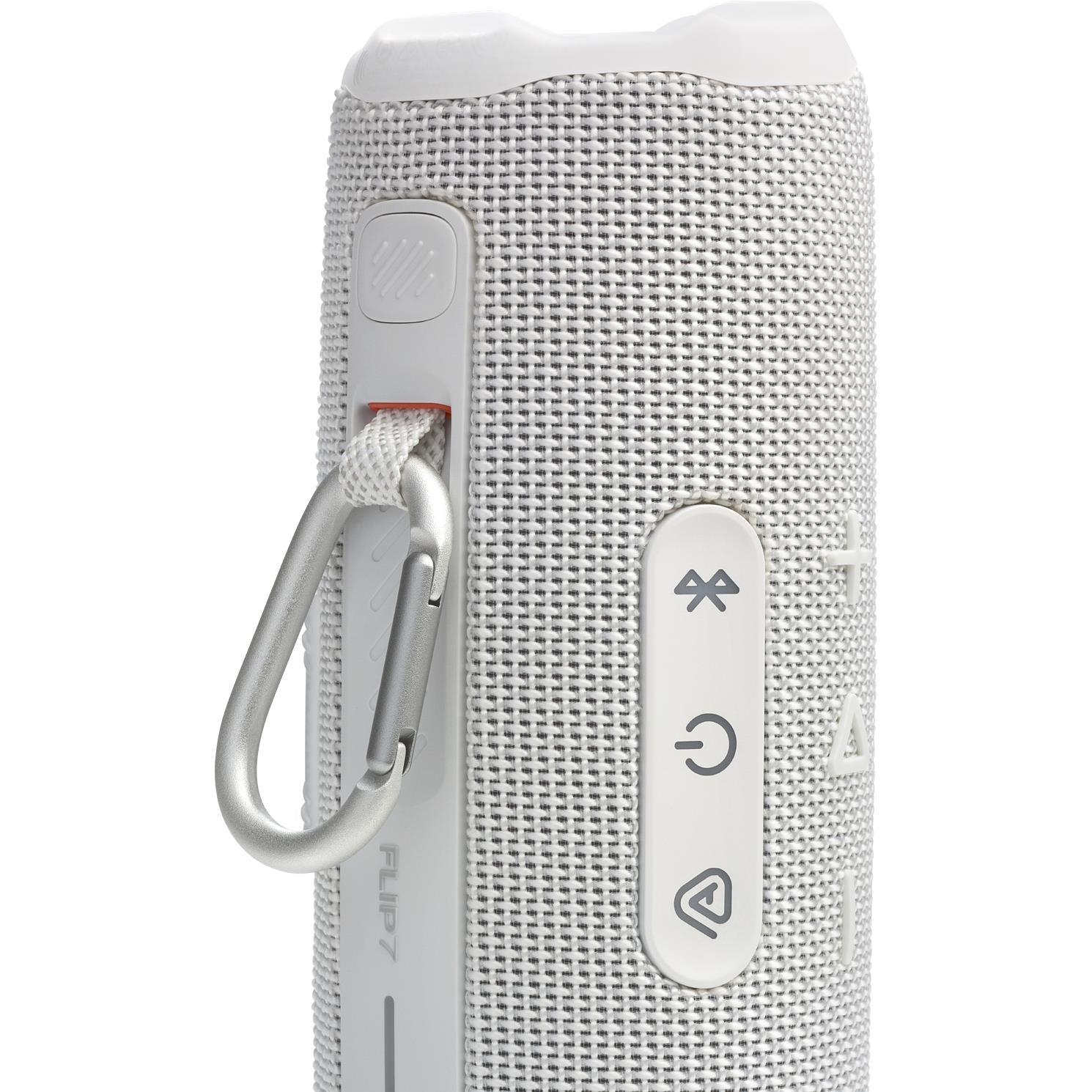 JBL Flip 7 portable Bluetooth speaker in white, image 5 - Portable Speakers at Tech Supply Shed NZ
