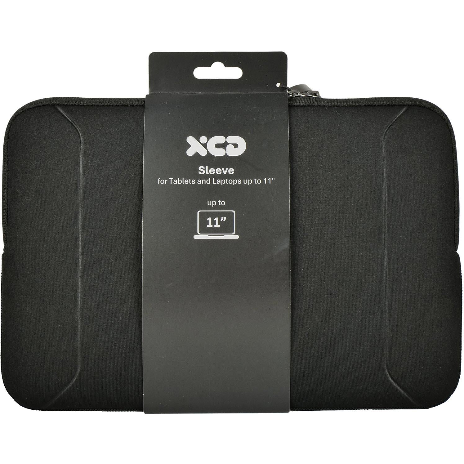XCD Neoprene 11" Laptop Sleeve, Soft Fleece Lining in black, image 6 - Laptop & Tablet Bags at Tech Supply Shed NZ