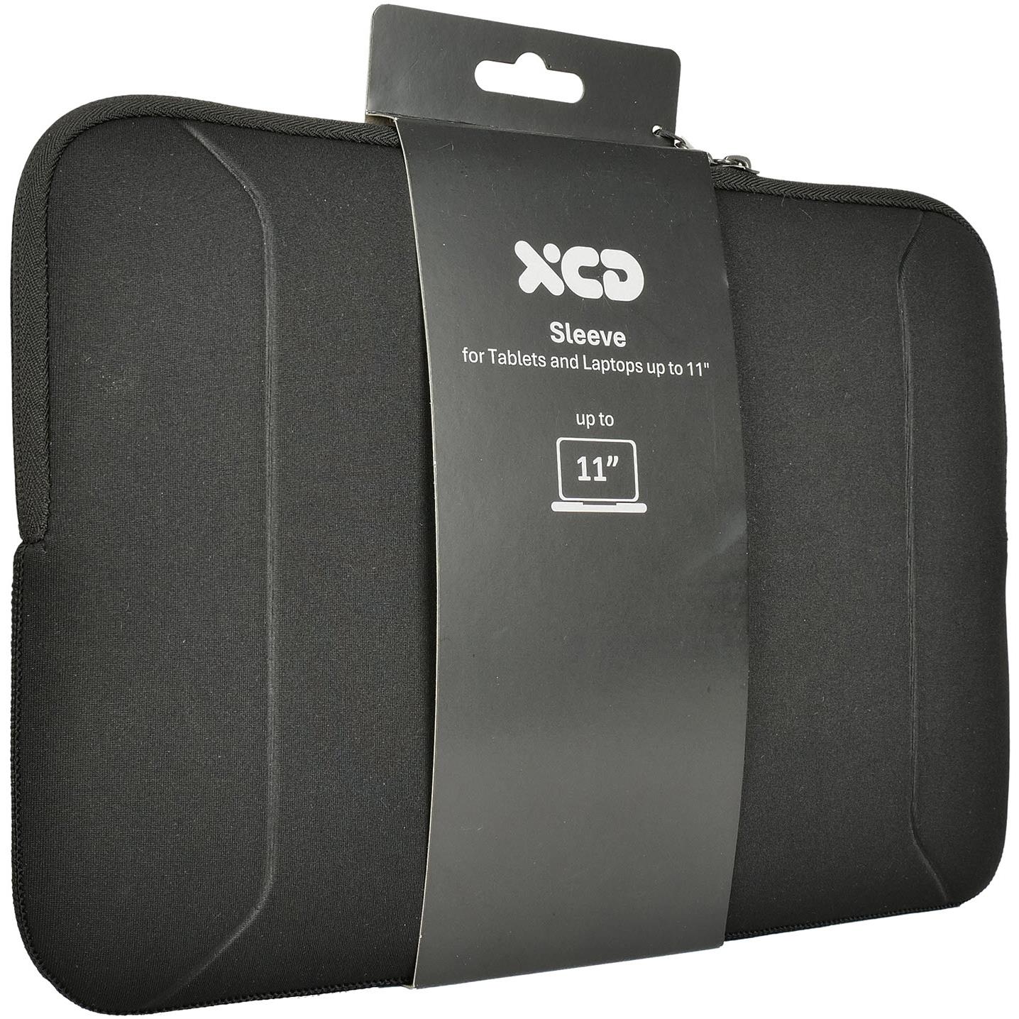 XCD Neoprene 11" Laptop Sleeve, Soft Fleece Lining in black, image 7 - Laptop & Tablet Bags at Tech Supply Shed NZ