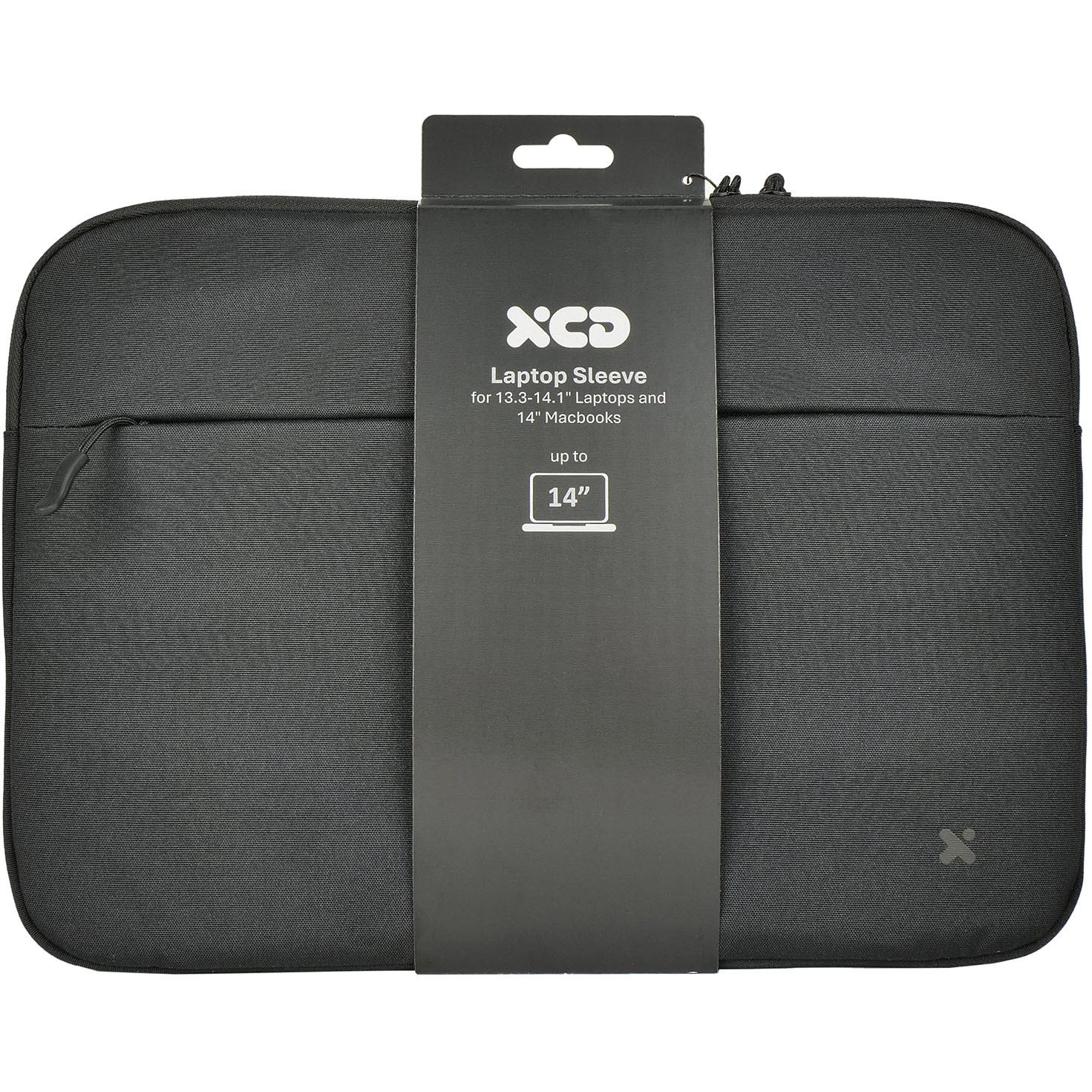 XCD 14 inch laptop sleeve in black, image 5 - Laptop & Tablet Bags at Tech Supply Shed NZ