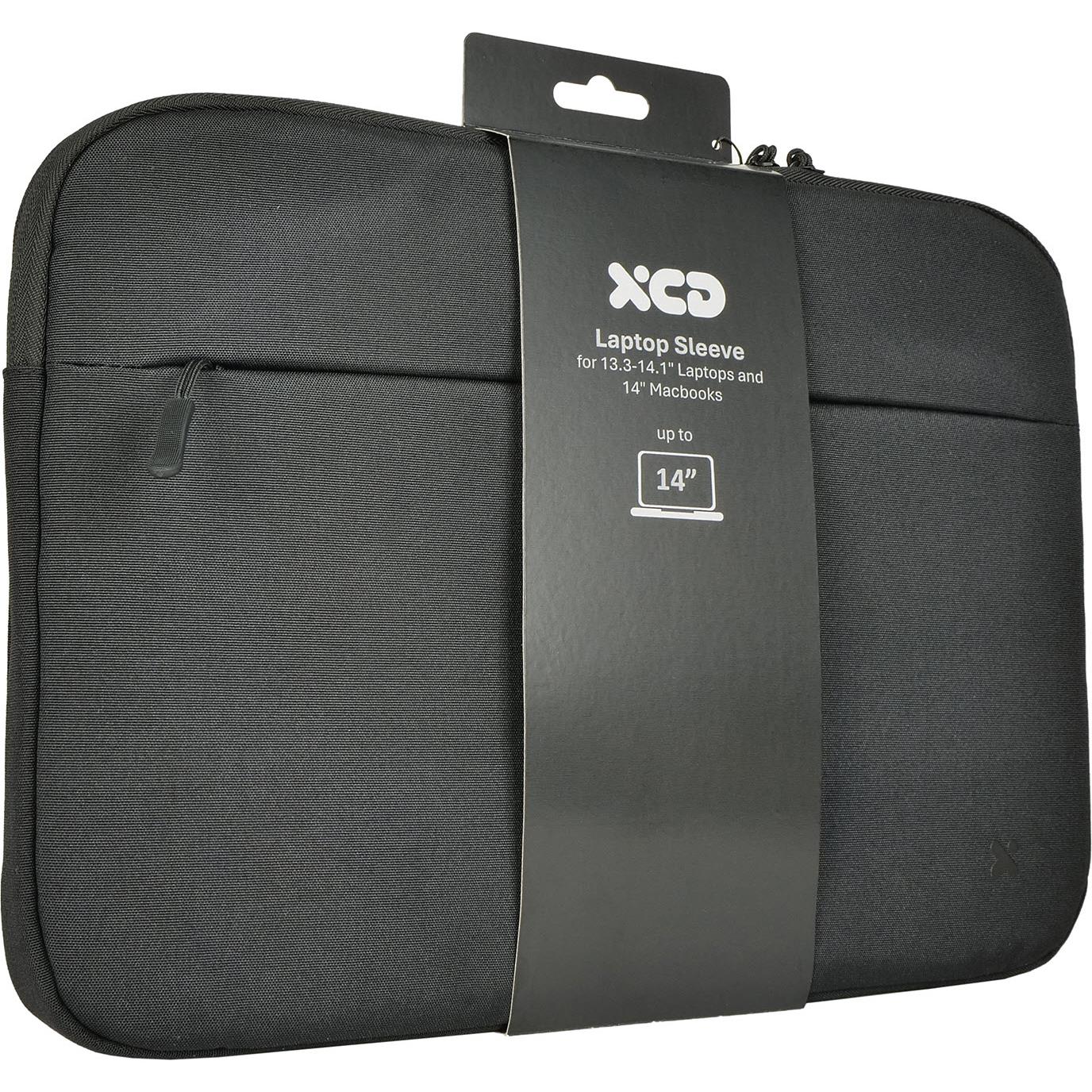 XCD 14 inch laptop sleeve in black, image 6 - Laptop & Tablet Bags at Tech Supply Shed NZ
