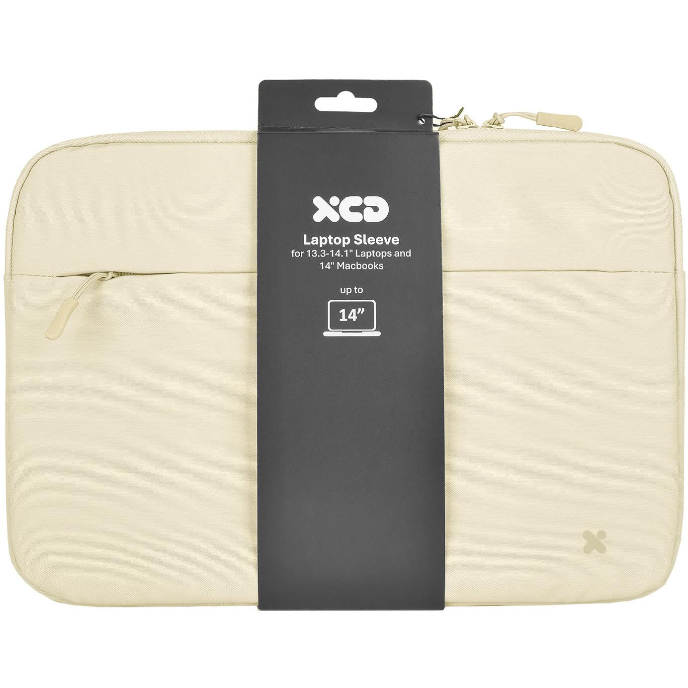 XCD 14 inch laptop sleeve in ivory, image 5 - Laptop & Tablet Bags at Tech Supply Shed NZ