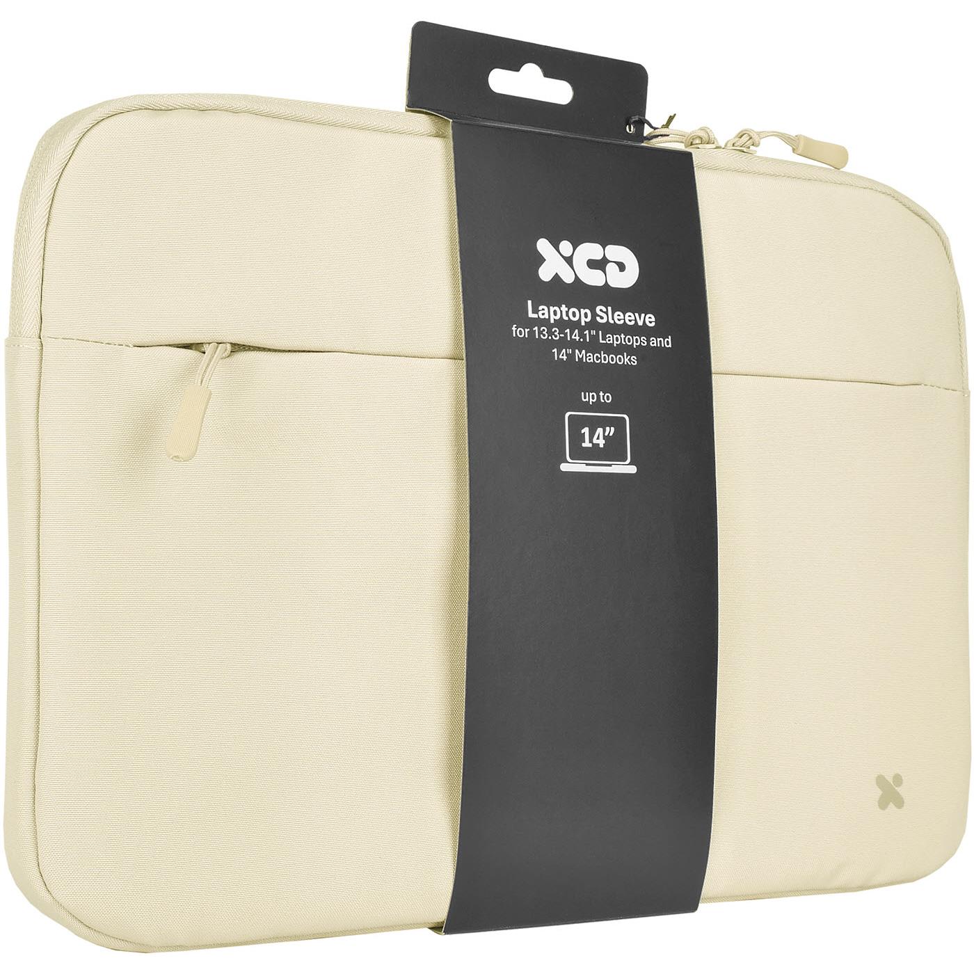 XCD 14 inch laptop sleeve in ivory, image 6 - Laptop & Tablet Bags at Tech Supply Shed NZ