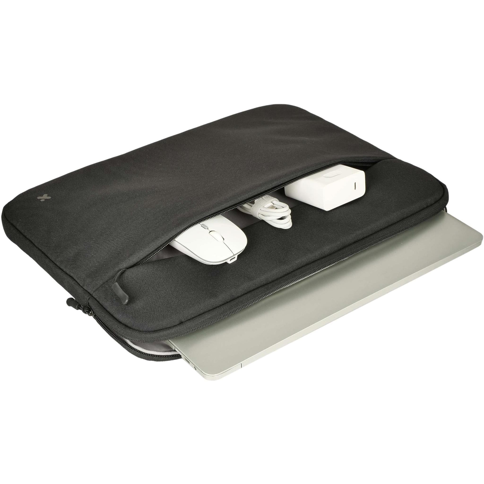 XCD 16 inch laptop sleeve in black, image 4 - Laptop & Tablet Bags at Tech Supply Shed NZ