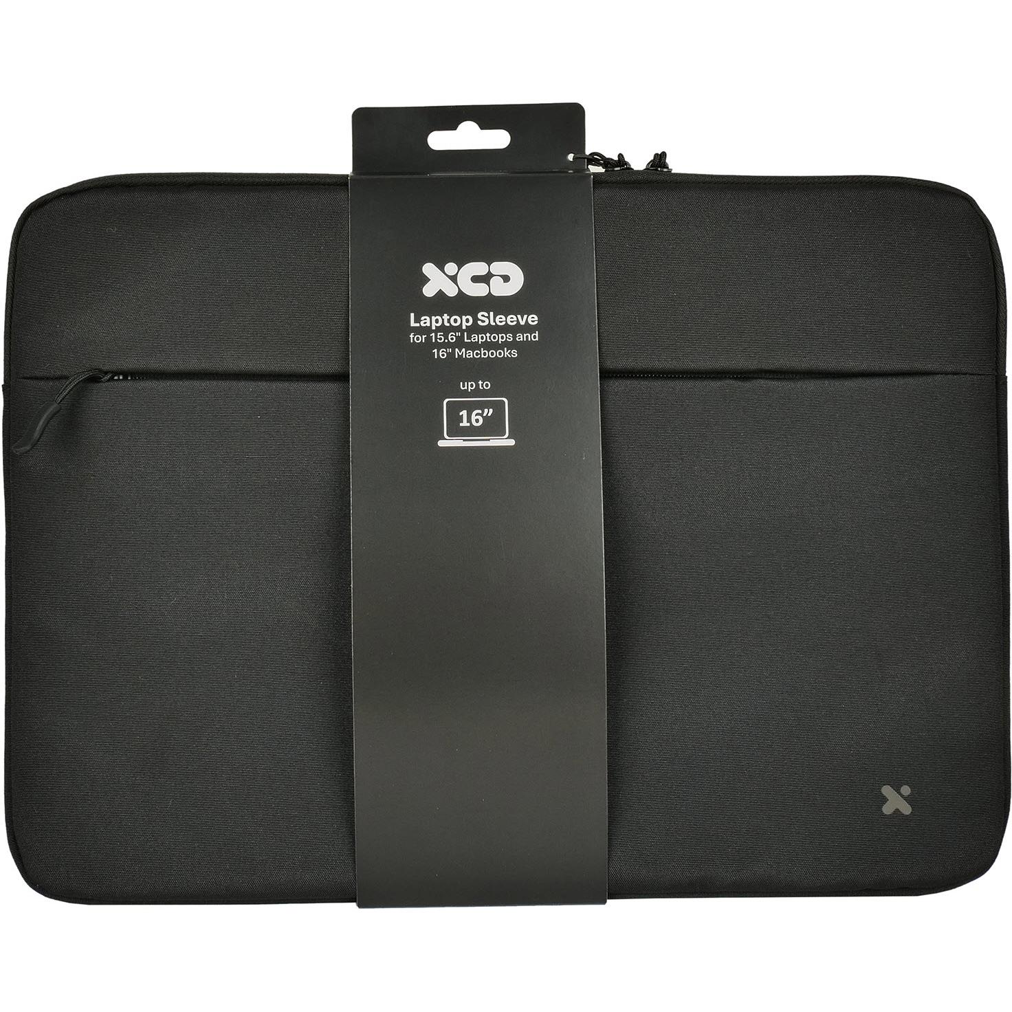 XCD 16 inch laptop sleeve in black, image 5 - Laptop & Tablet Bags at Tech Supply Shed NZ