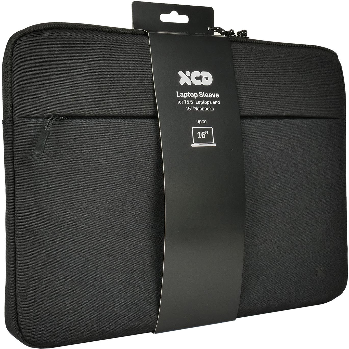 XCD 16 inch laptop sleeve in black, image 7 - Laptop & Tablet Bags at Tech Supply Shed NZ