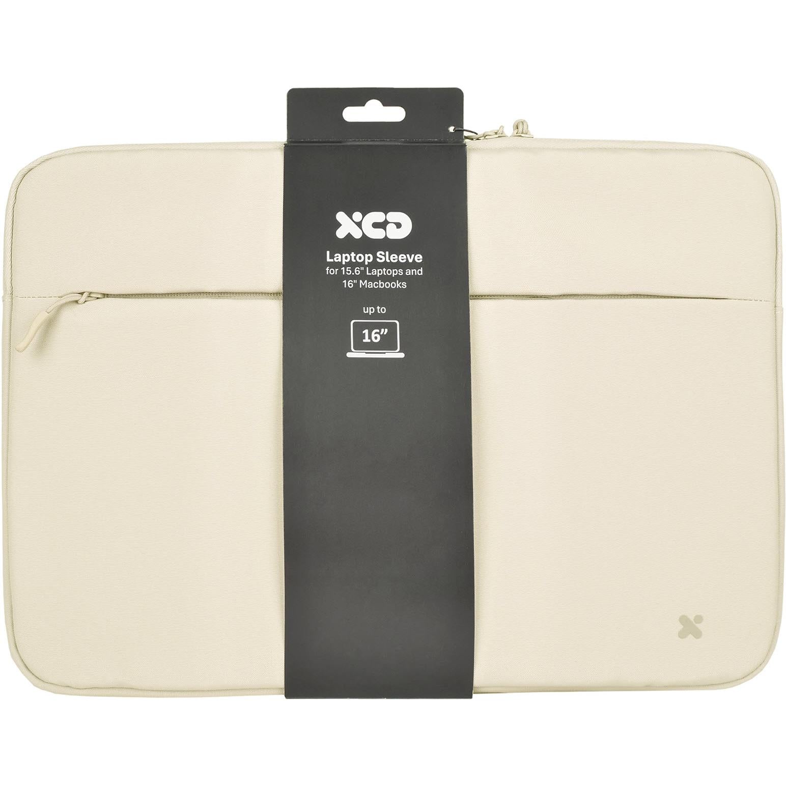 XCD 16 inch laptop sleeve in ivory, image 5 - Laptop & Tablet Bags at Tech Supply Shed NZ