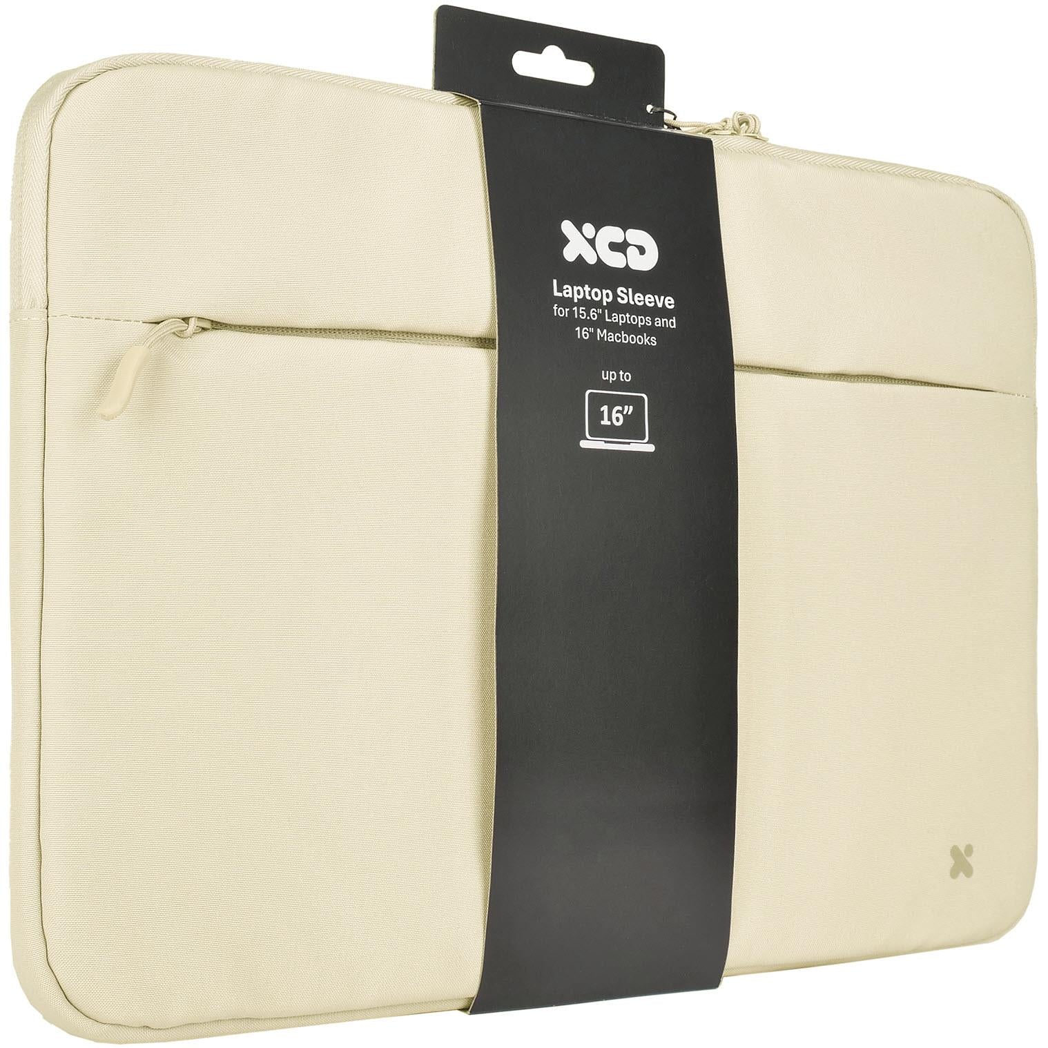 XCD 16 inch laptop sleeve in ivory, image 6 - Laptop & Tablet Bags at Tech Supply Shed NZ