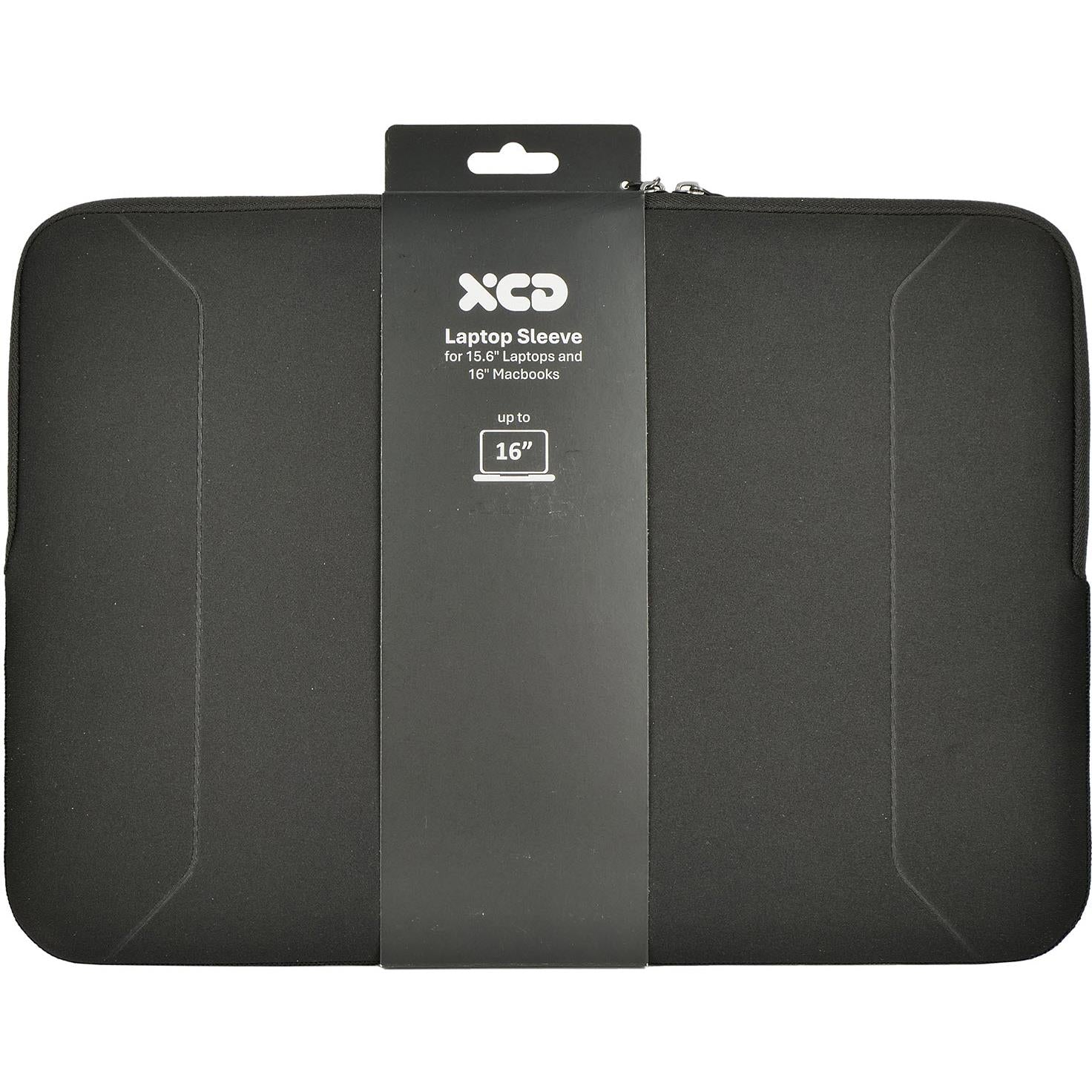 XCD Neoprene 16" Laptop Sleeve, Soft Fleece Lining in black, image 6 - Laptop & Tablet Bags at Tech Supply Shed NZ
