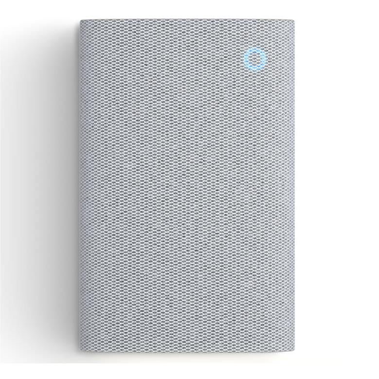 Wi-Fi door chime with built-in night-light, gray textured speaker front