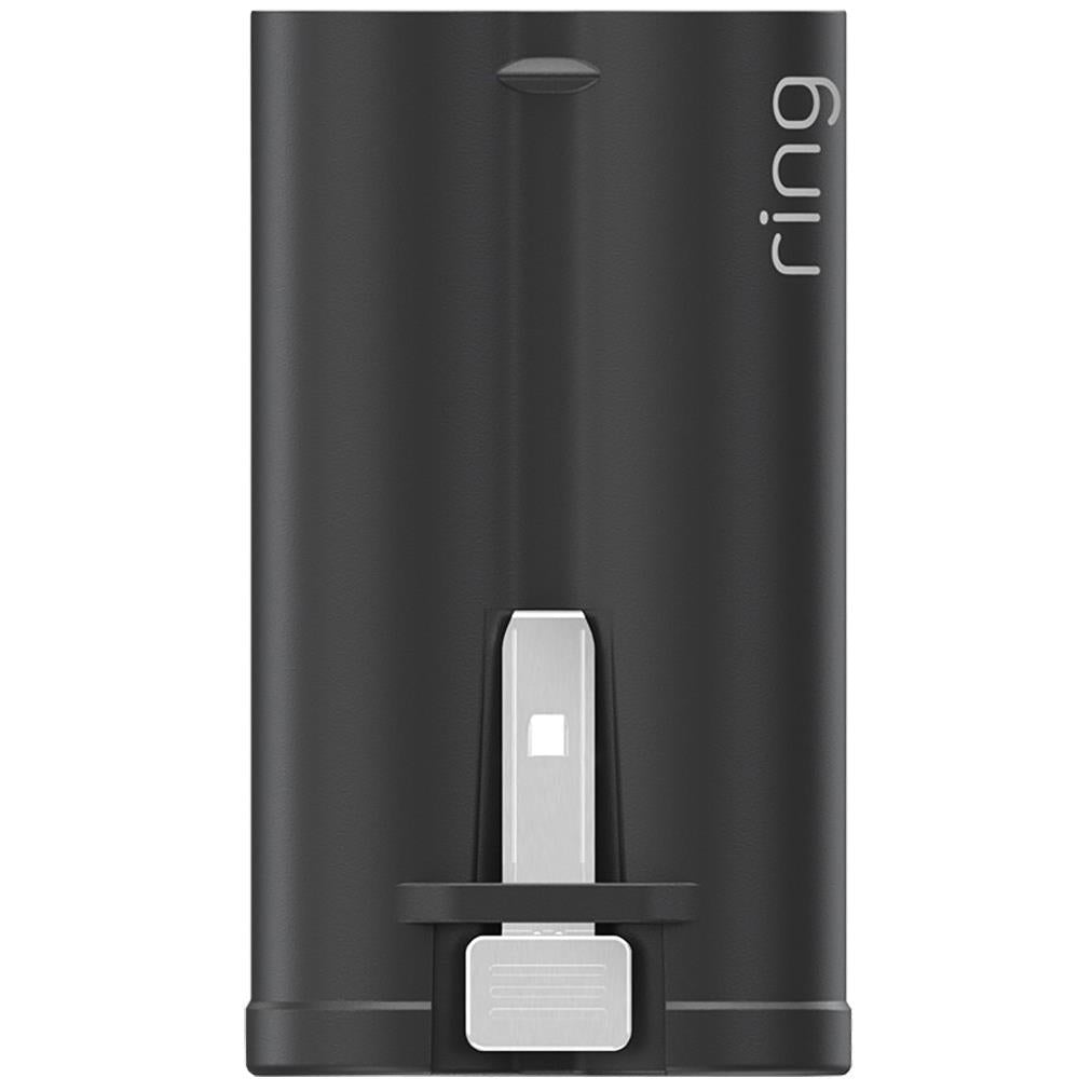 Ring doorbell quick release battery pack, dark gray with recessed latch