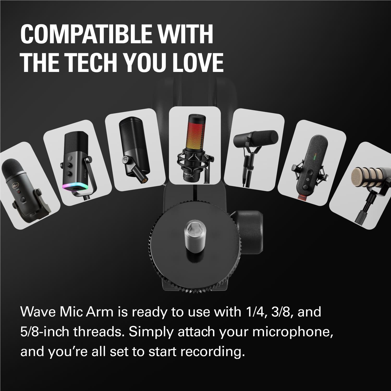 Elgato Wave Mic Arm MK2 (Black)