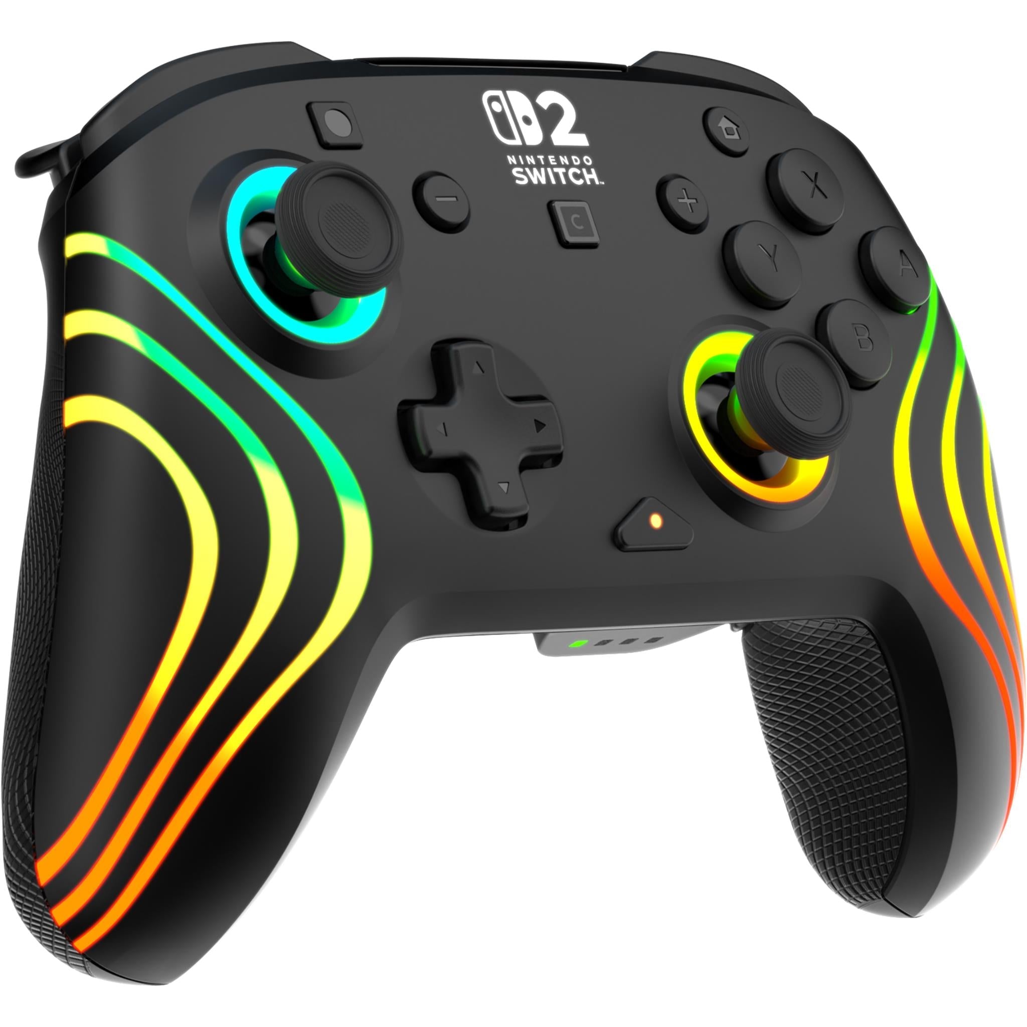 Turtle Beach Afterglow Wired Gaming Controller for Nintendo Switch 2 (Wave - Black)