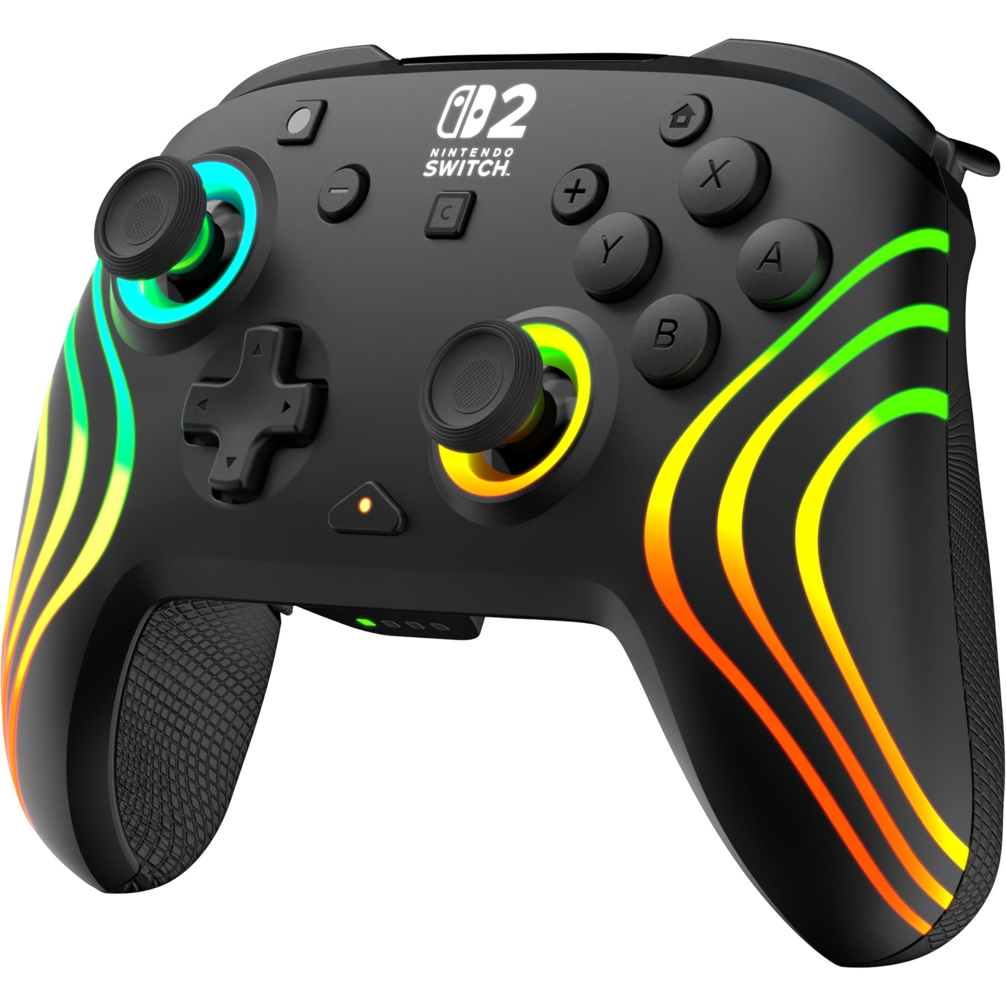 Turtle Beach Afterglow Wired Gaming Controller for Nintendo Switch 2 (Wave - Black)
