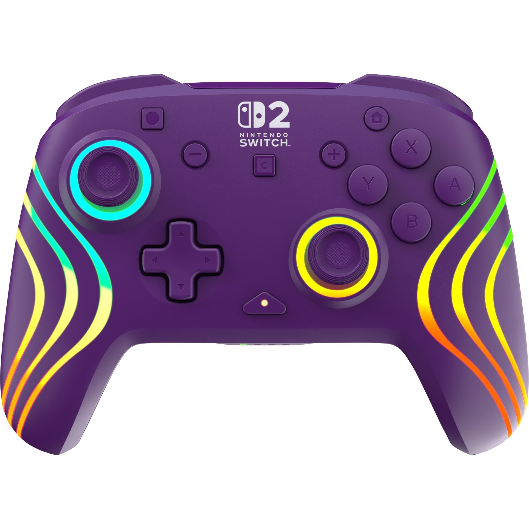 Turtle Beach Afterglow Wired Gaming Controller for Nintendo Switch 2 (Wave - Purple)