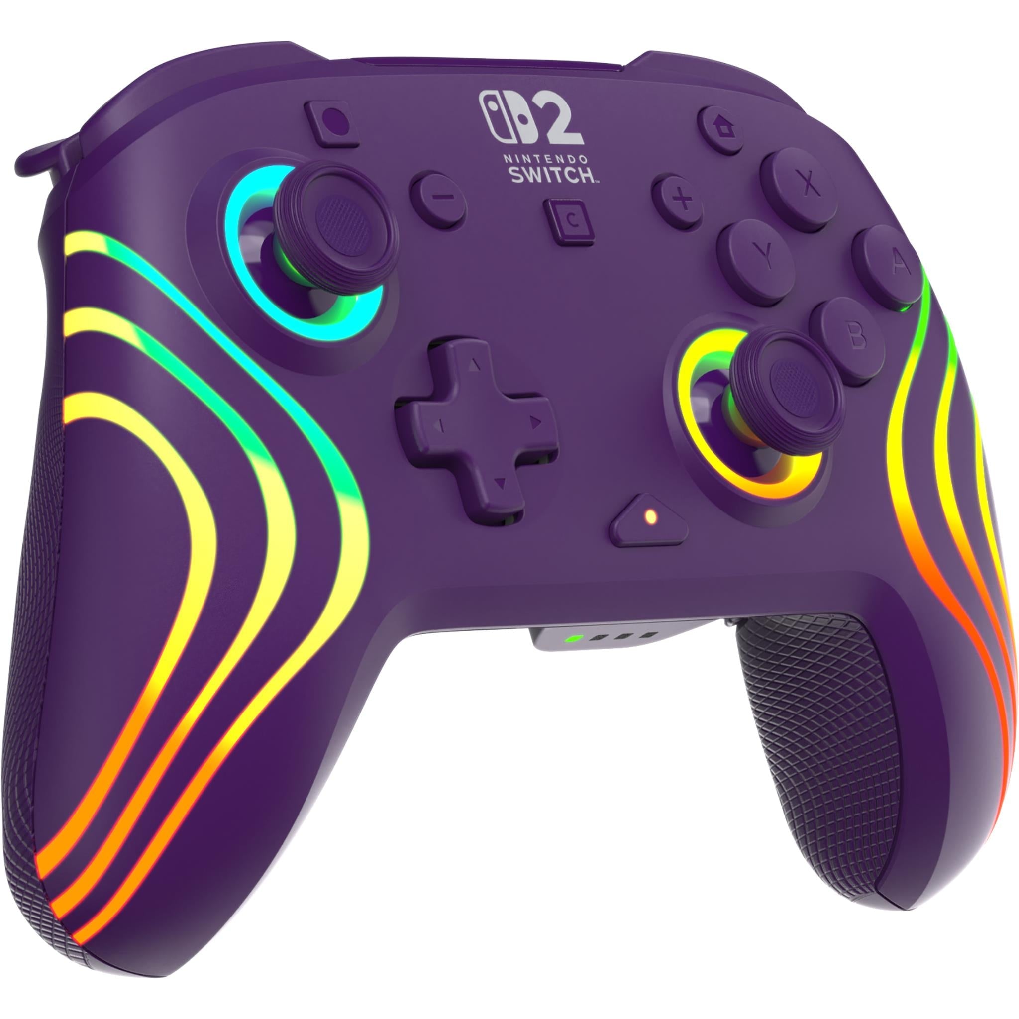 Turtle Beach Afterglow Wired Gaming Controller for Nintendo Switch 2 (Wave - Purple)