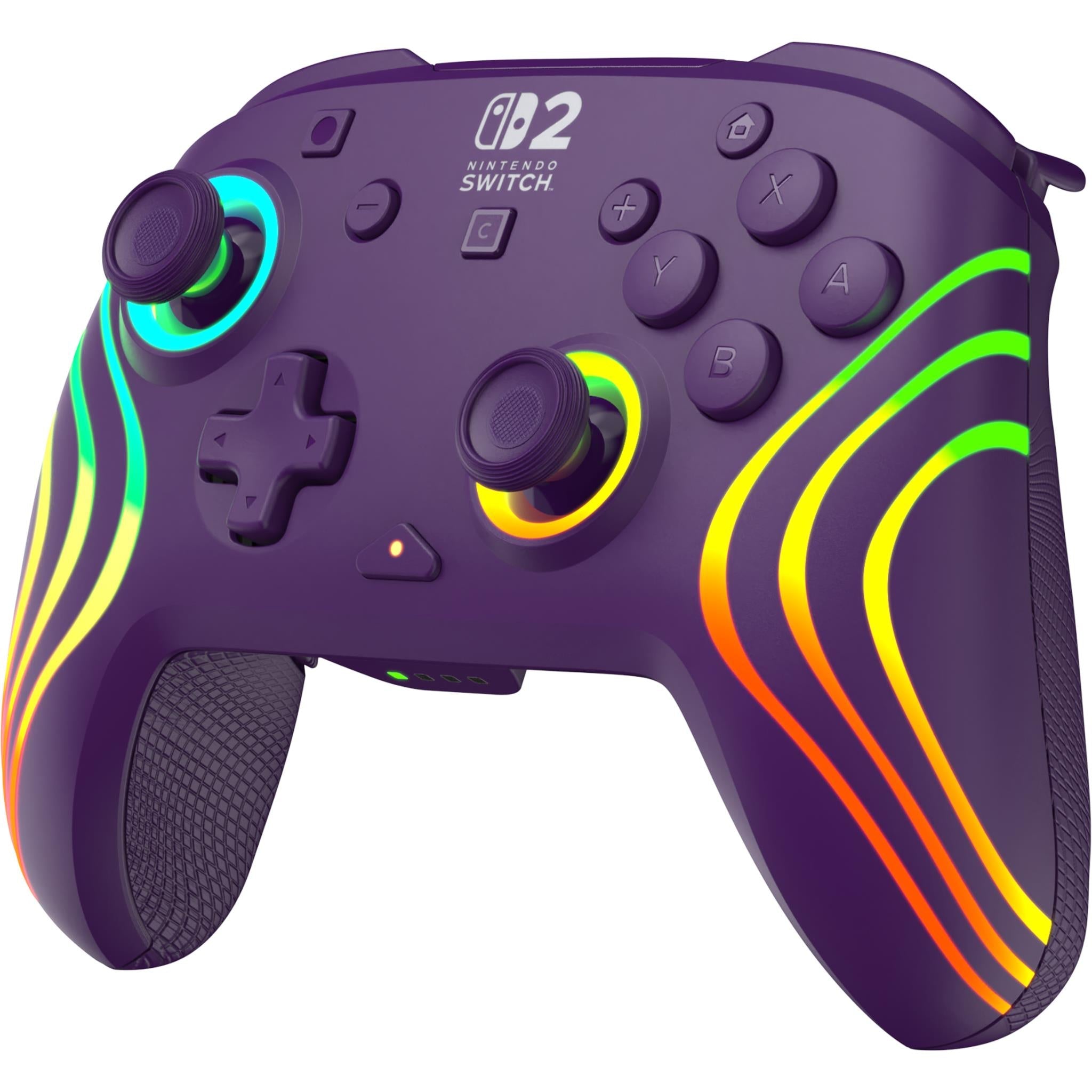 Turtle Beach Afterglow Wired Gaming Controller for Nintendo Switch 2 (Wave - Purple)