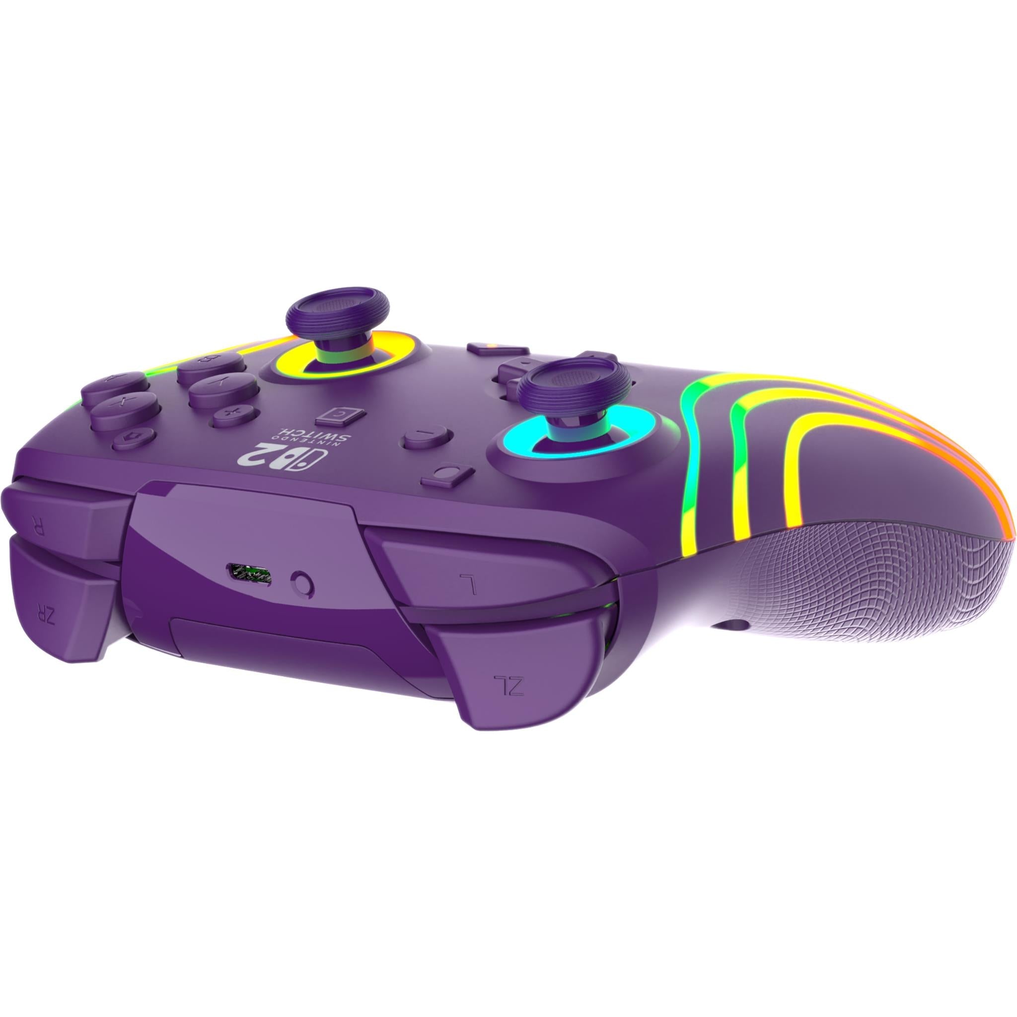 Turtle Beach Afterglow Wired Gaming Controller for Nintendo Switch 2 (Wave - Purple)