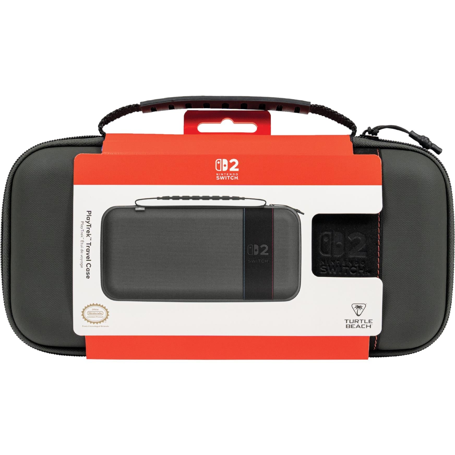 Turtle Beach PlayTrek Travel Case for Nintendo Switch 2 (Charcoal Black)