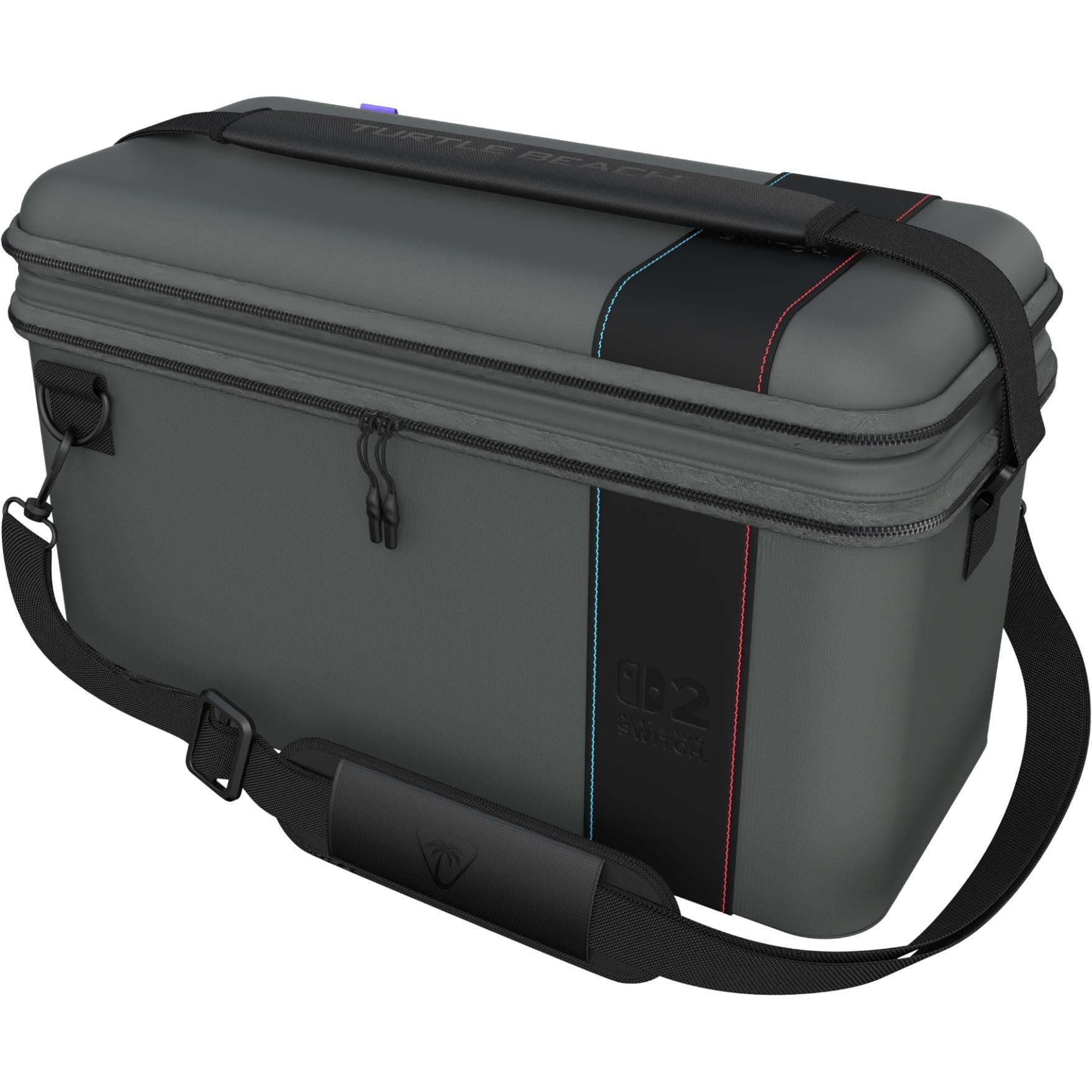 Turtle Beach PlayTrek 2-in-1 Case Charcoal Black for Nintendo Switch 2