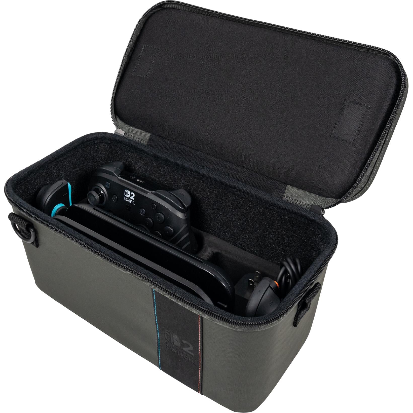 Turtle Beach PlayTrek 2-in-1 Case Charcoal Black for Nintendo Switch 2