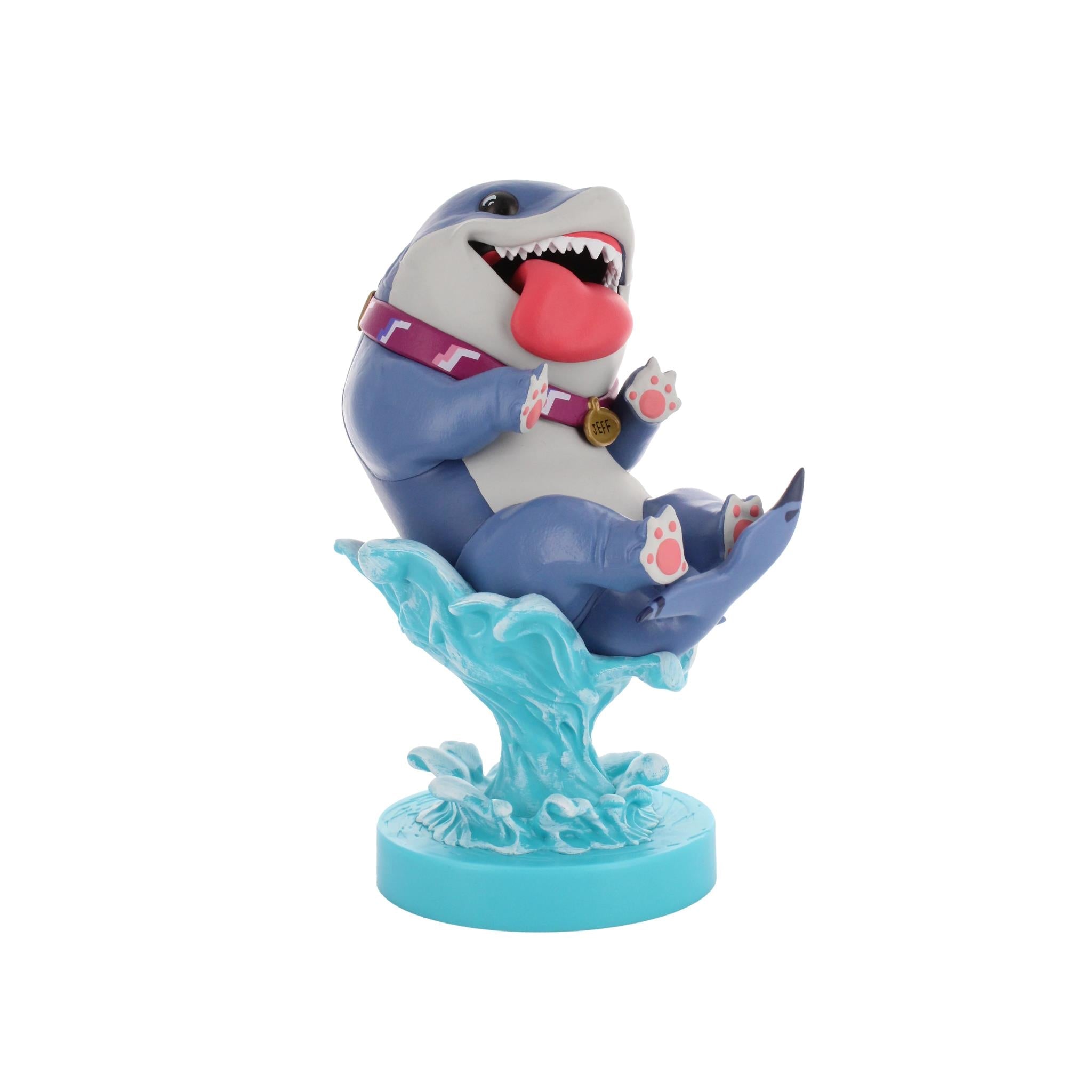 Cable Guys Marvel Rivals Jeff the Land Shark controller and phone holder figure, image 3 - Collectables & Figurines at Tech Supply Shed NZ