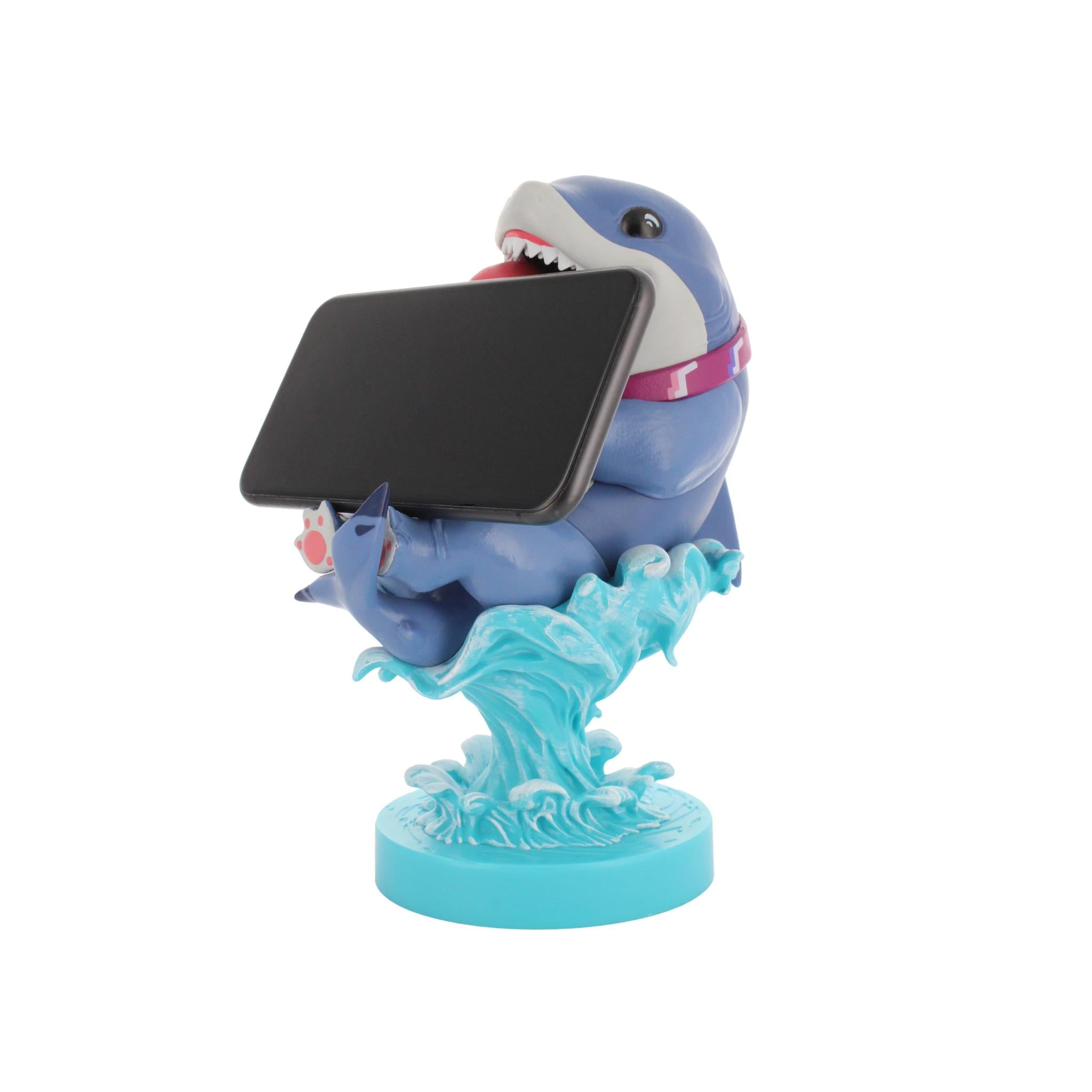 Cable Guys Marvel Rivals Jeff the Land Shark controller and phone holder figure, image 5 - Collectables & Figurines at Tech Supply Shed NZ