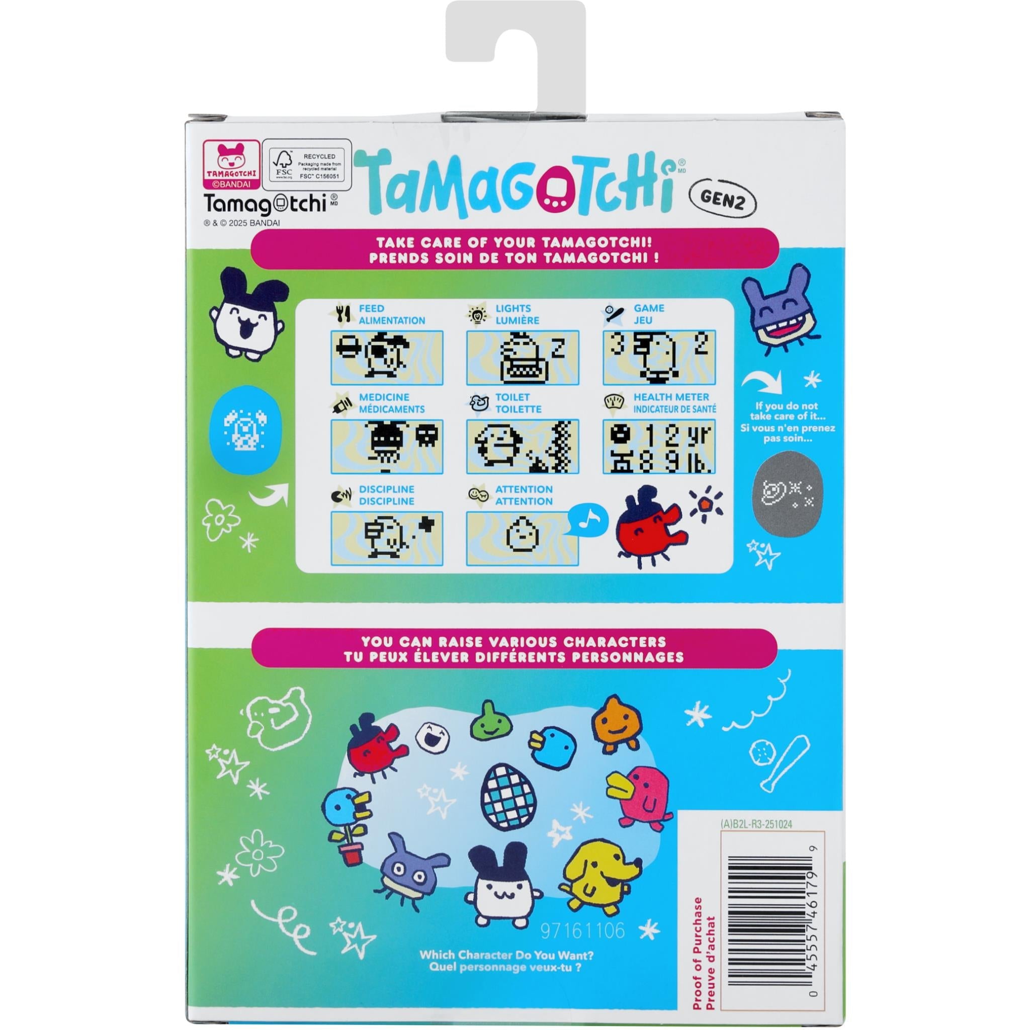 Tamagotchi Original Gen 2 Caramel Nuts digital pet, image 6 - Retro & Handheld Gaming at Tech Supply Shed NZ