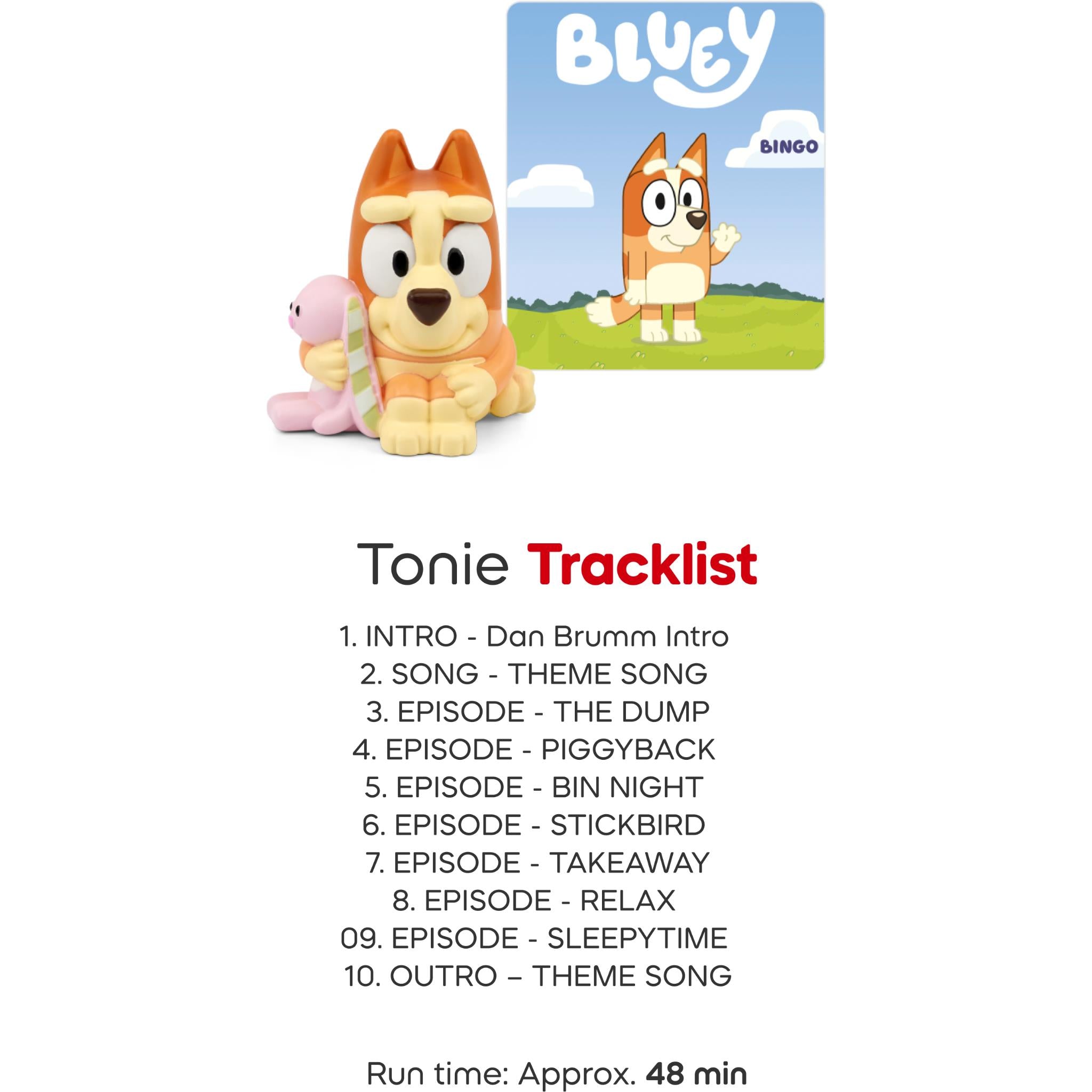 tonies Bluey, Bingo and Muffin audio character Tonie multipack, image 8 - Tonies at Tech Supply Shed NZ