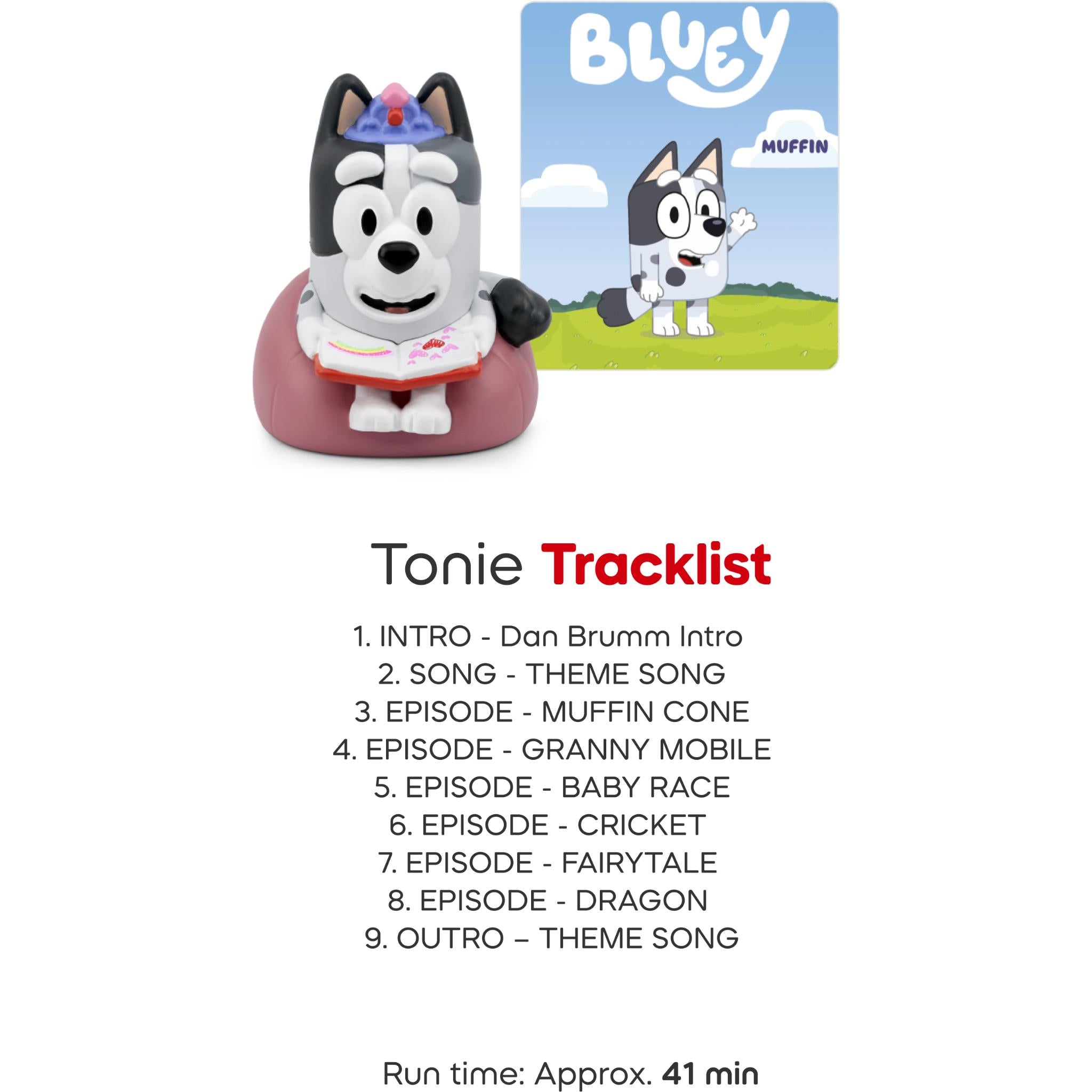 tonies Bluey, Bingo and Muffin audio character Tonie multipack, image 9 - Tonies at Tech Supply Shed NZ